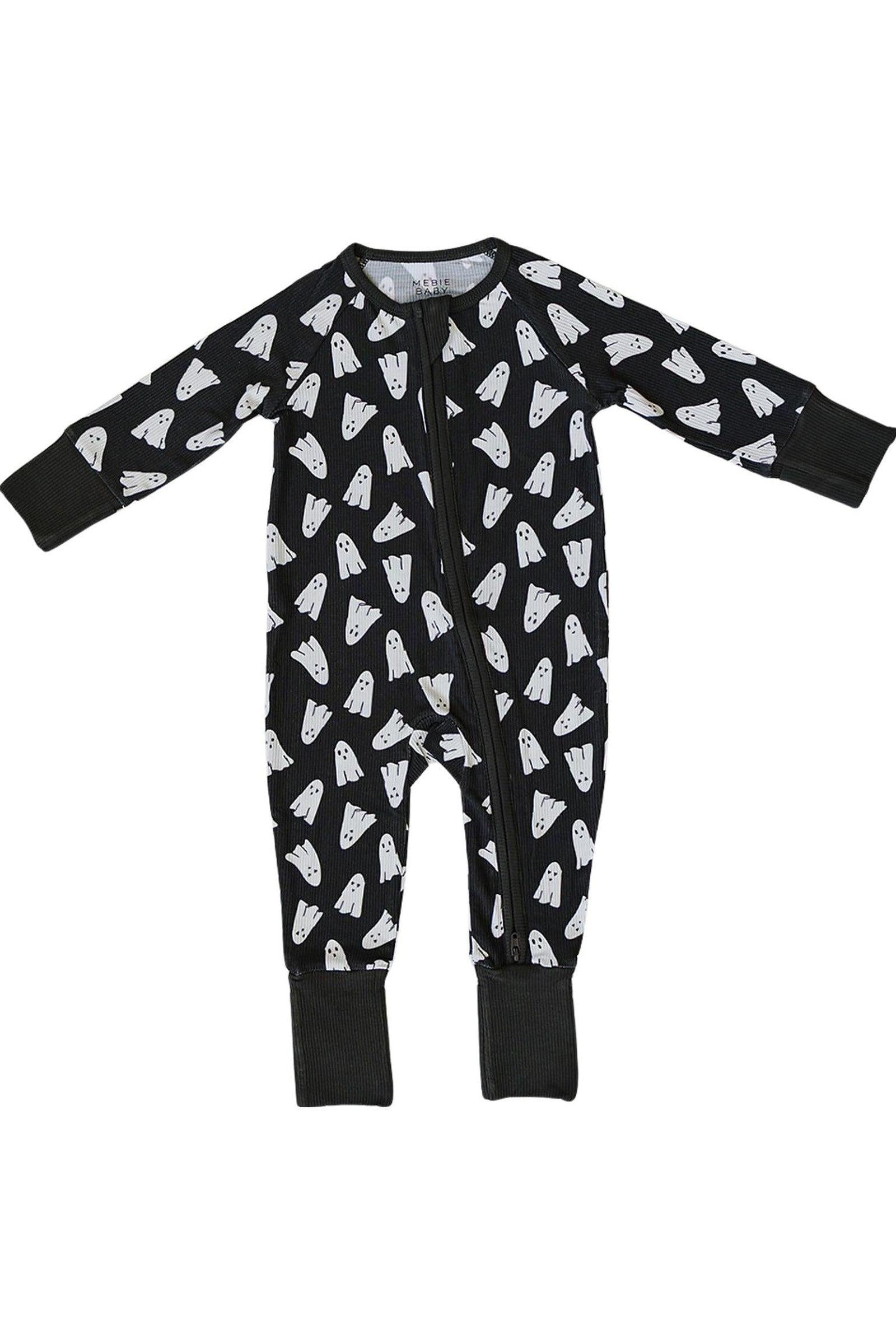 Spooky Zipper Pajama, Bamboo, Gender Neutral, Baby