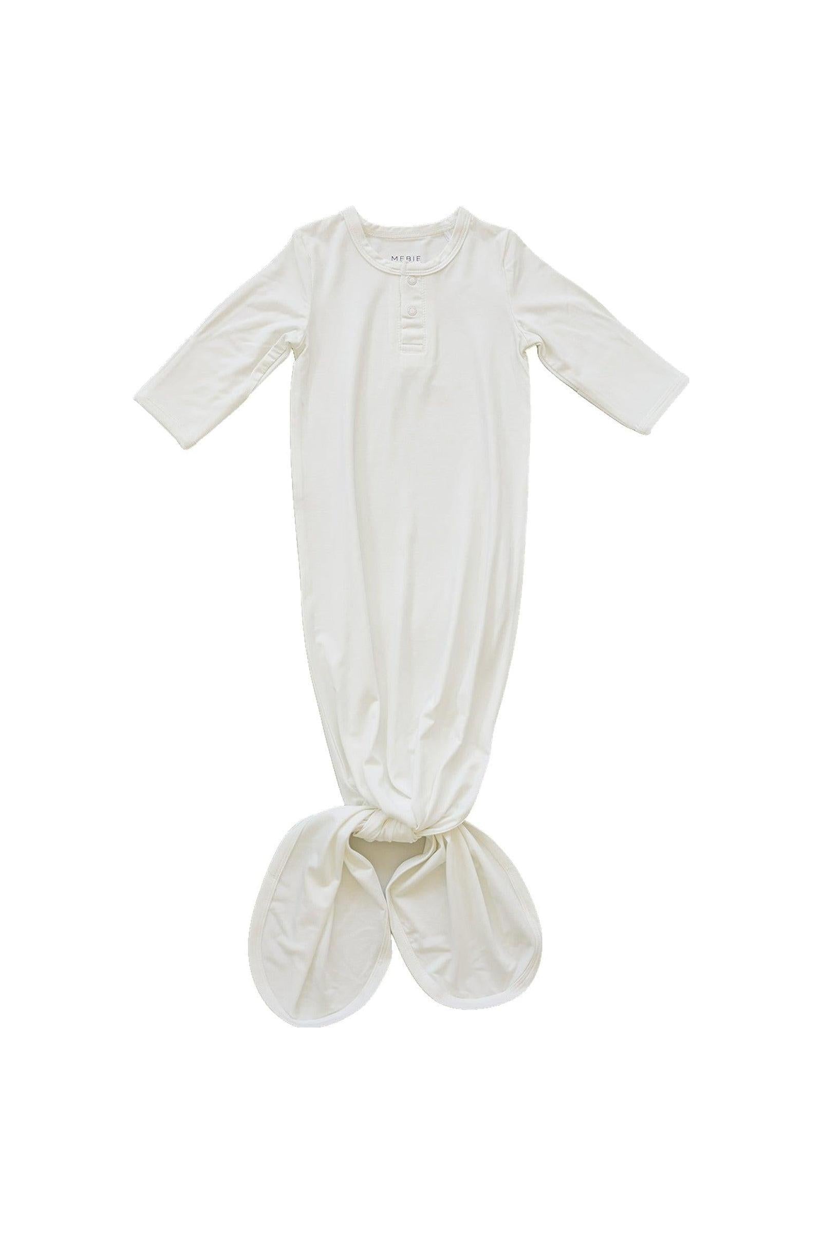 White Knot Gown, Bamboo, Baby Essentials