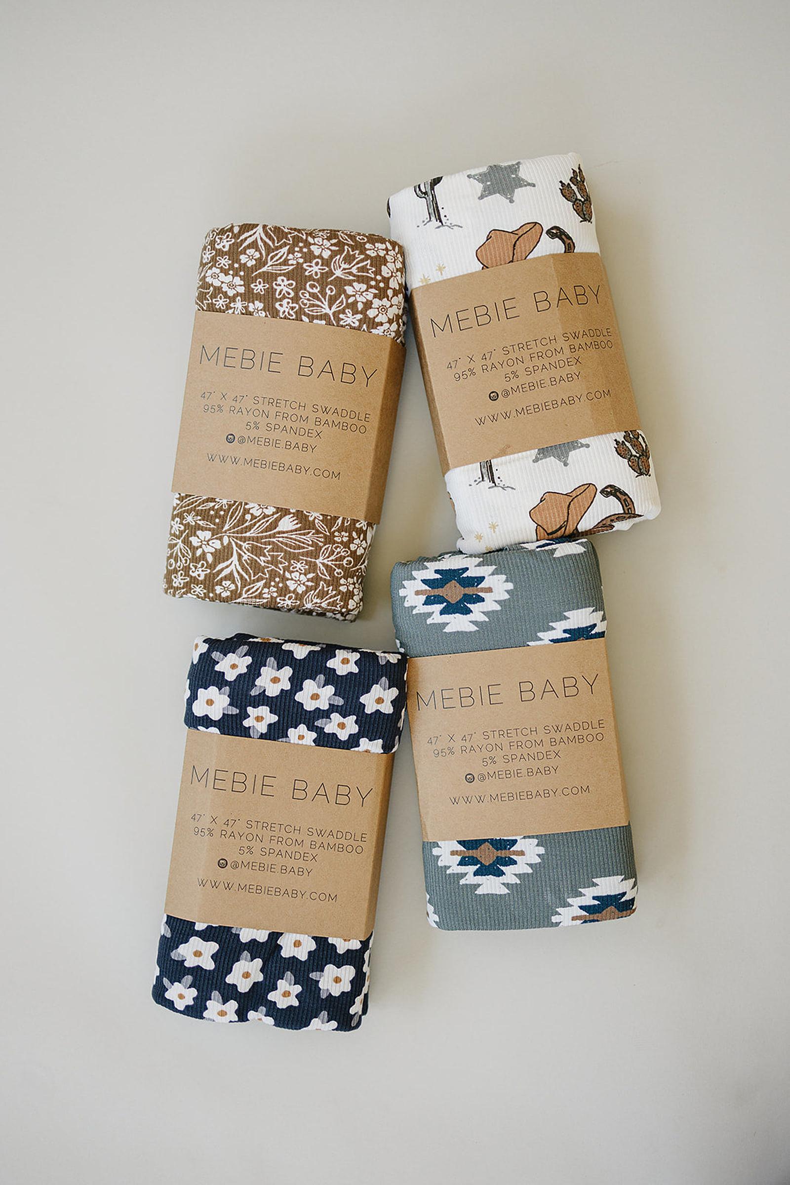Outlaw Cowboy Ribbed Stretch Swaddle | Rodeo Collection | Bamboo | Baby Essentials