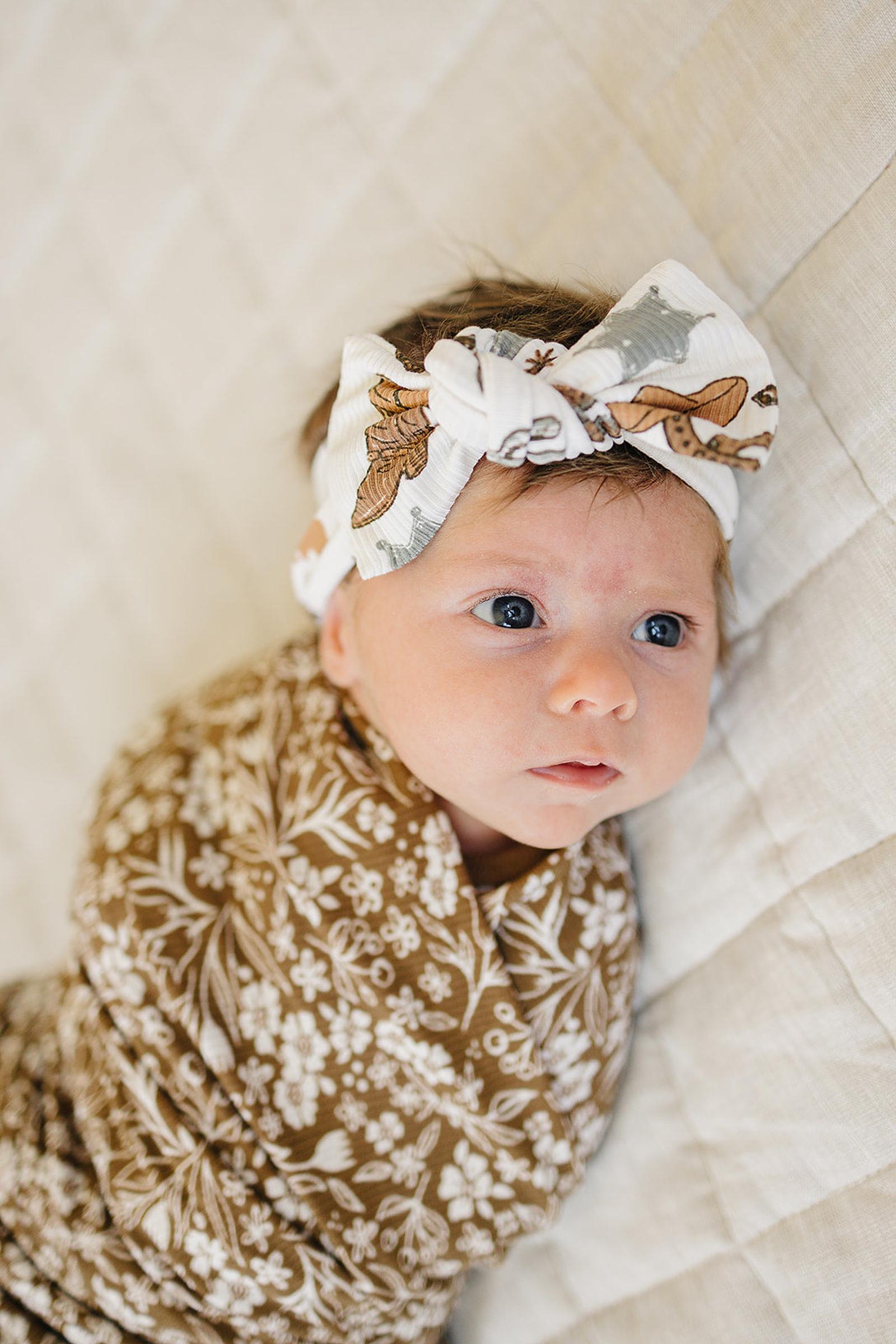 Outlaw Cowboy Ribbed Head Wrap, Rodeo Collection, Bamboo, Baby