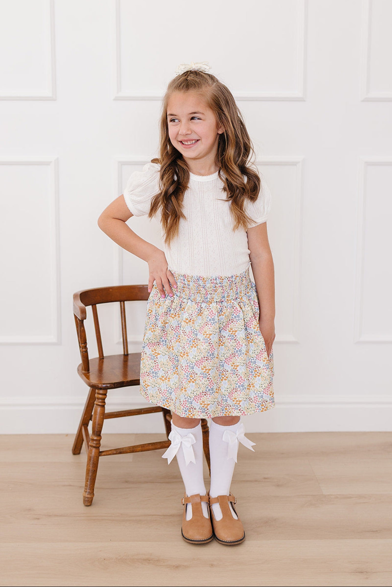 Cotton Summer Meadow Skirt, Baby - Kids