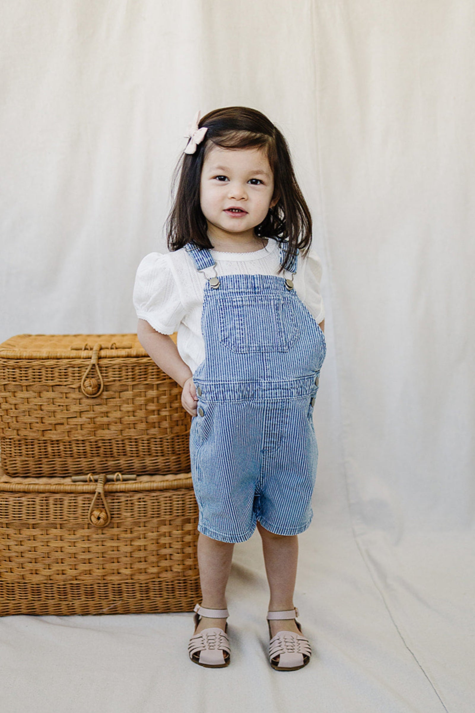 White Pointelle T-Shirt | Cotton