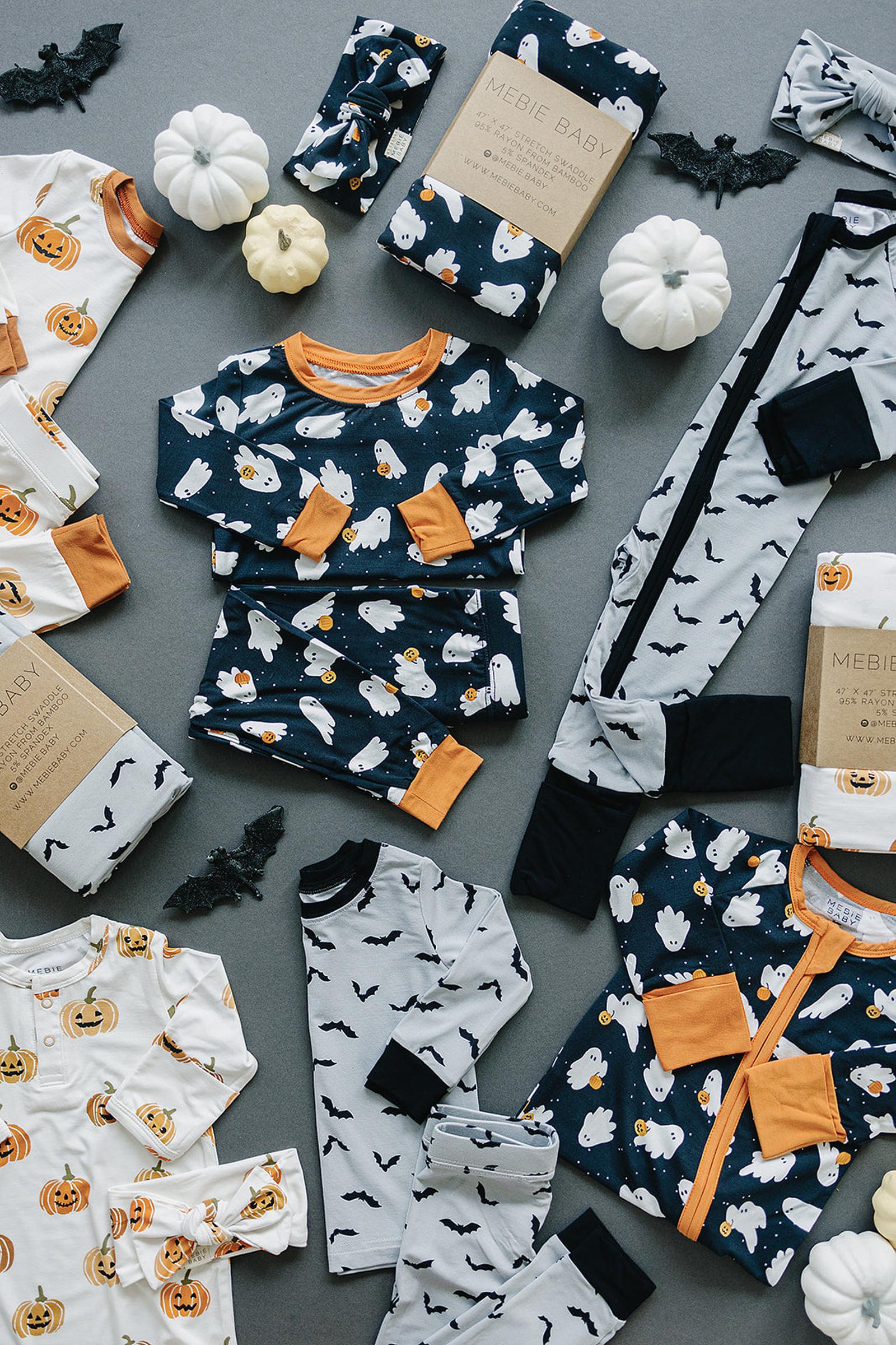 Halloween Ghosts Cozy Pajama Set, Bamboo, Gender Neutral, Baby, Toddler & Kids