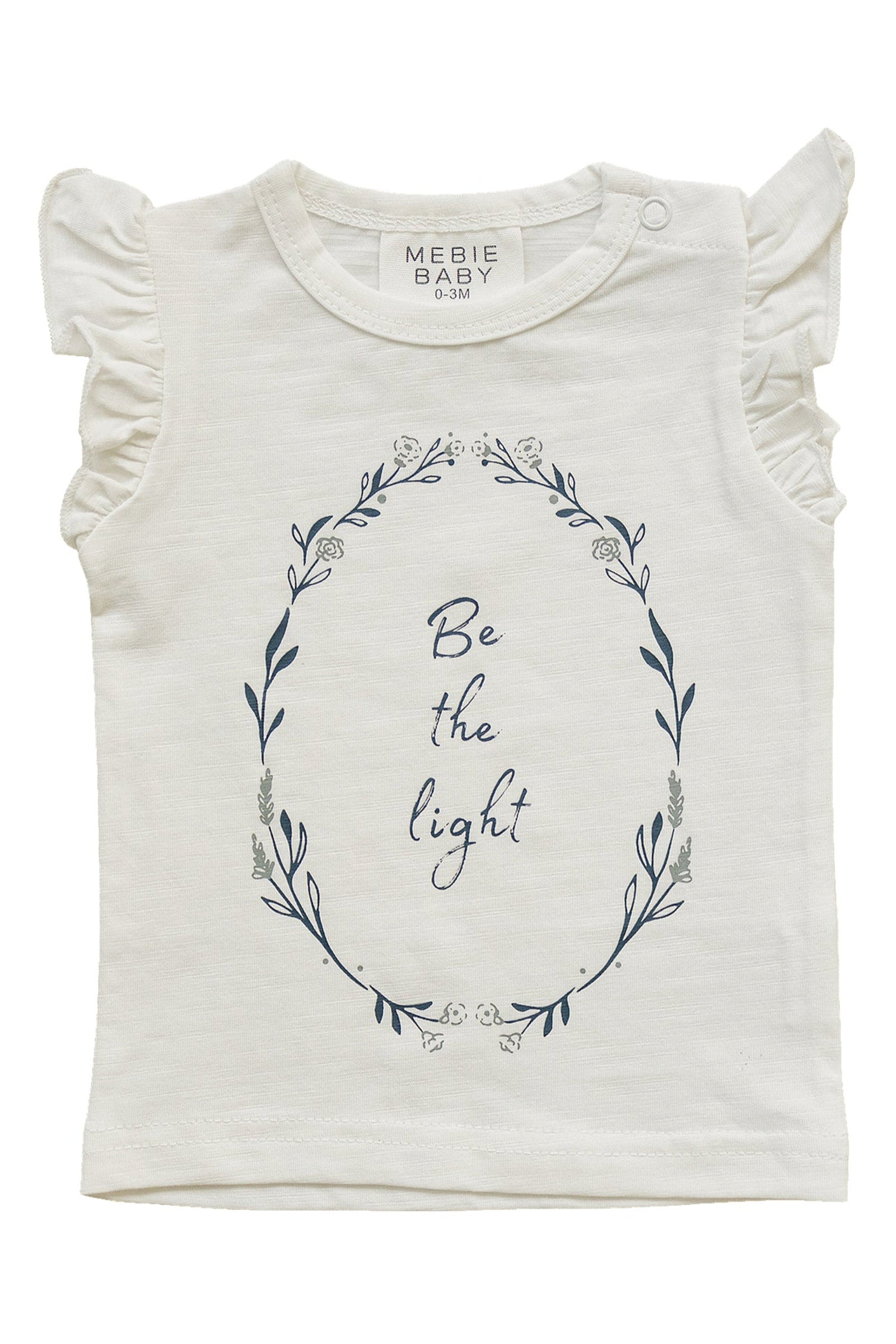 Be The Light Ruffle T-Shirt, Cotton, Baby, Toddler & Kids