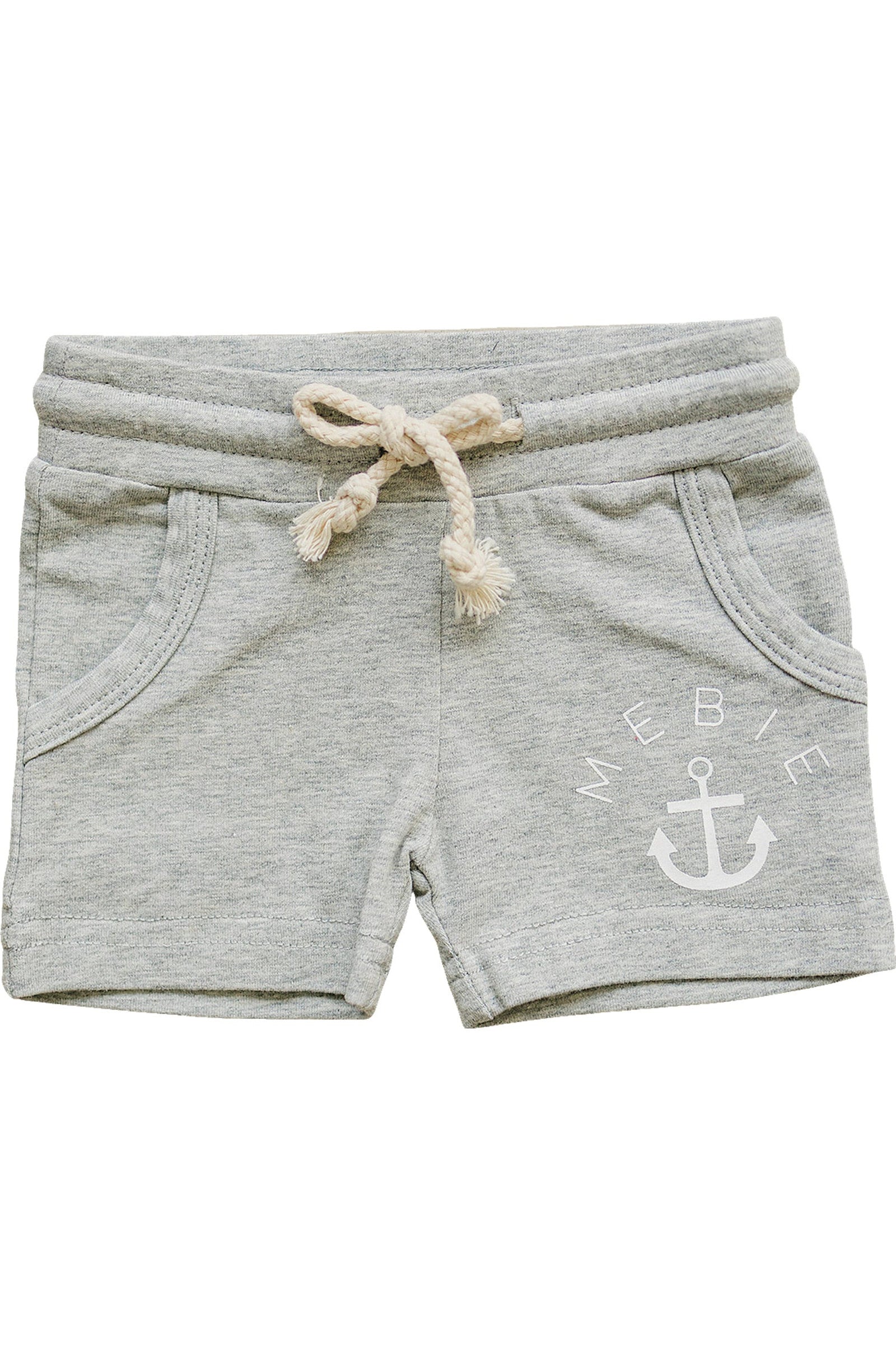 Heather Grey Pocket Cotton Shorts, Baby, Toddler & Kids