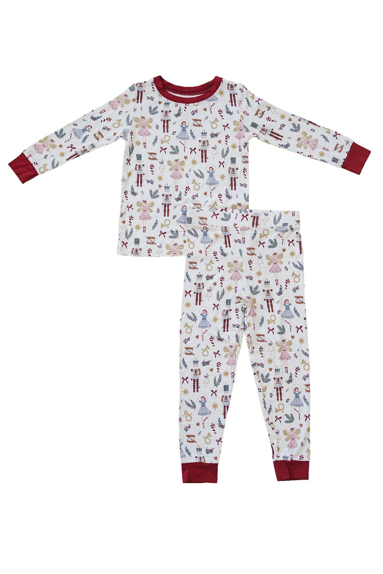 Red Nutcracker Cozy Pajama Set, Bamboo, Gender Neutral, Baby, Toddler & Kids