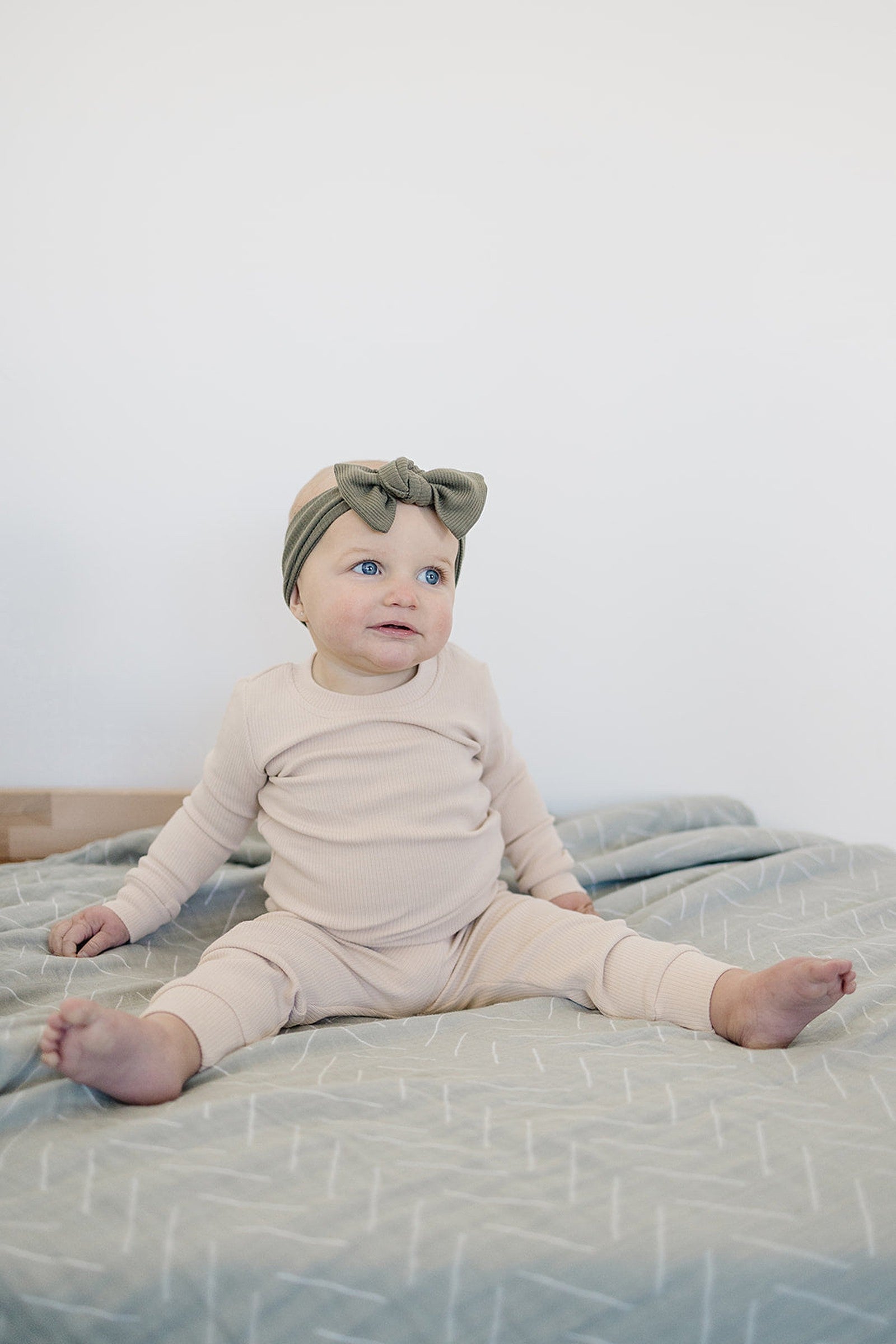 Desert Sage Lightweight Muslin Crib Quilt, 100% Cotton, Baby Essentials