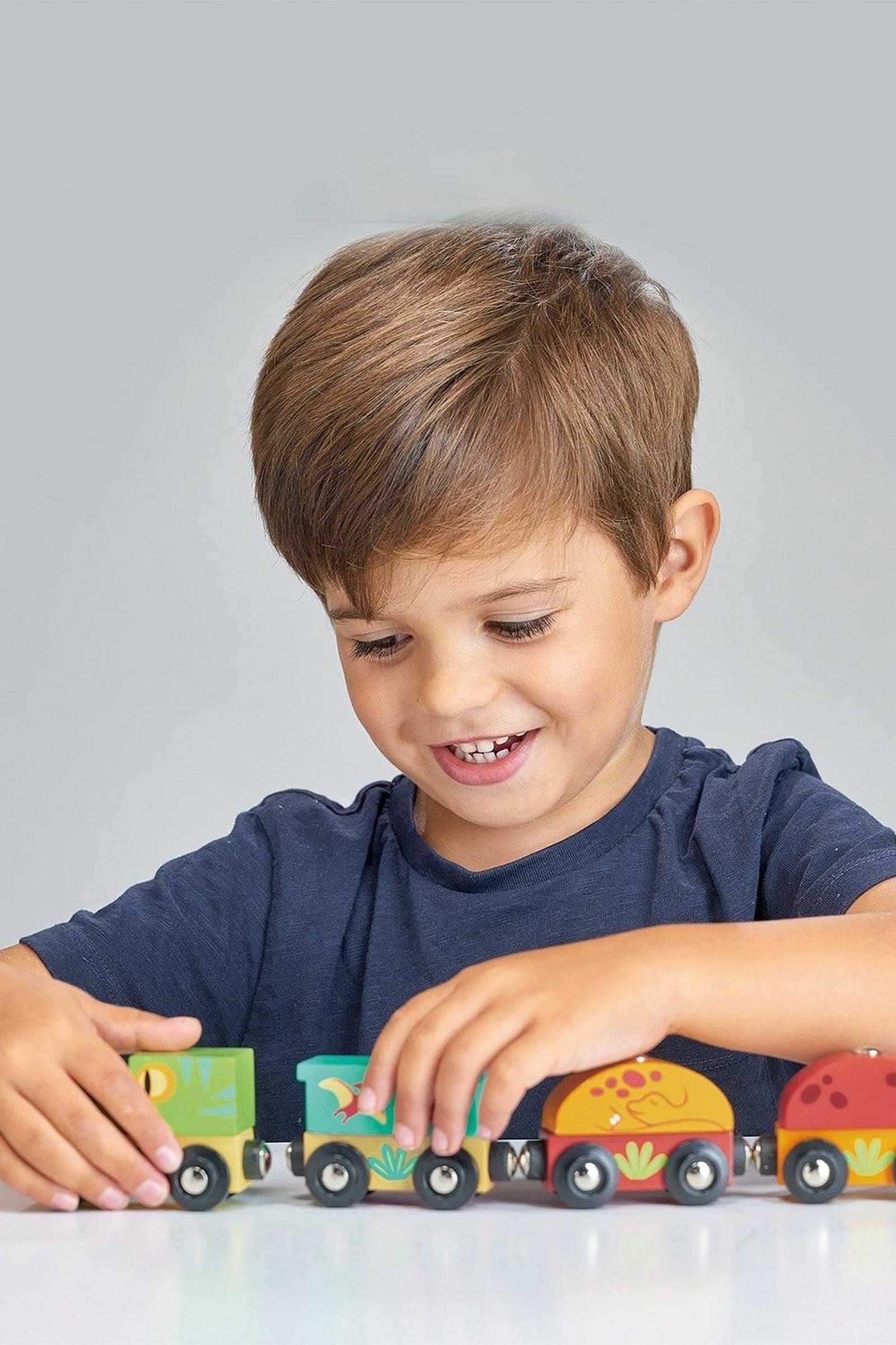 Adventure Trains Bundle, Space Rocket Train, Cargo Train, Dinosaur Train