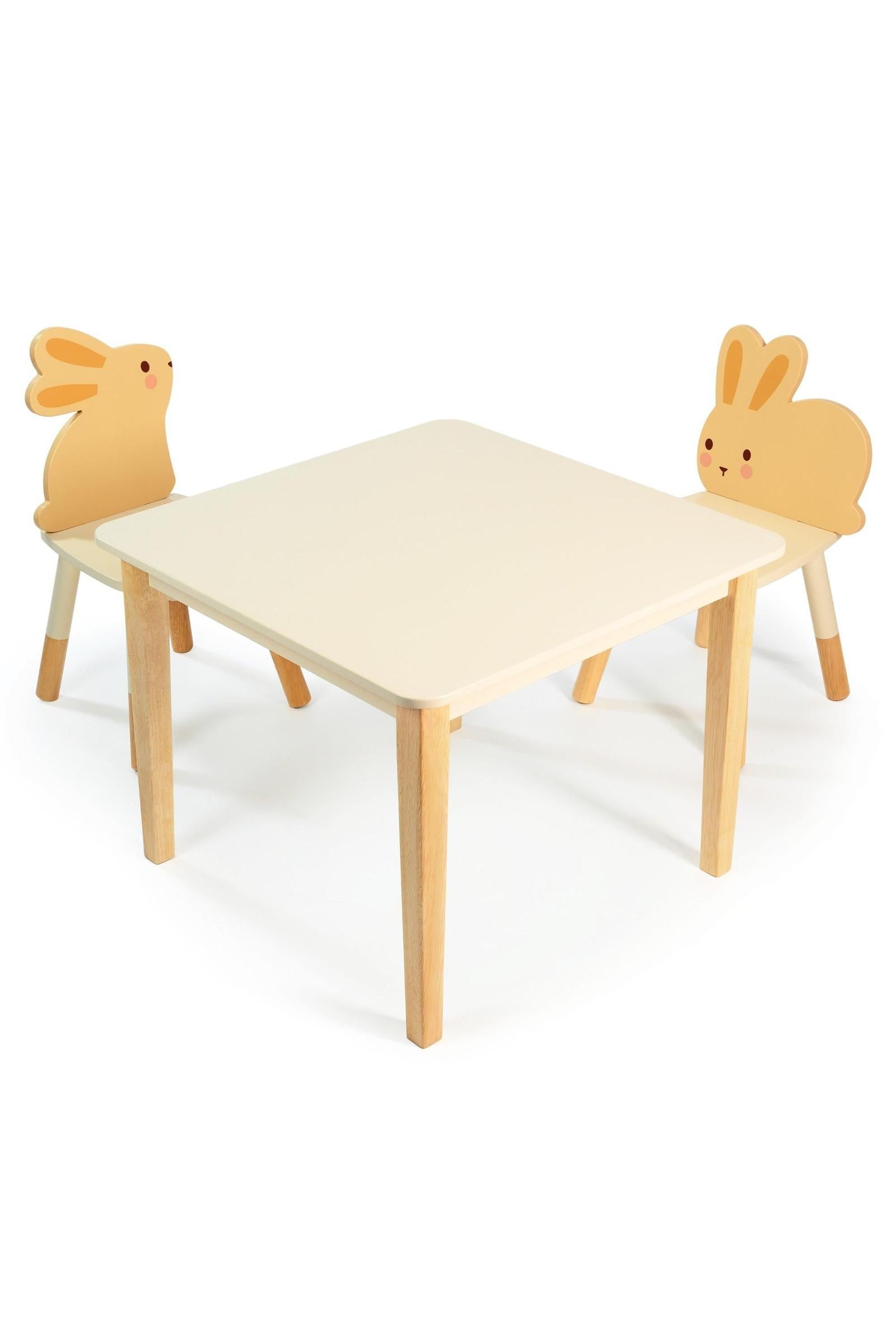 Mentari Bunny Table and Chair Set, Toddler Furniture, Sustainably Built