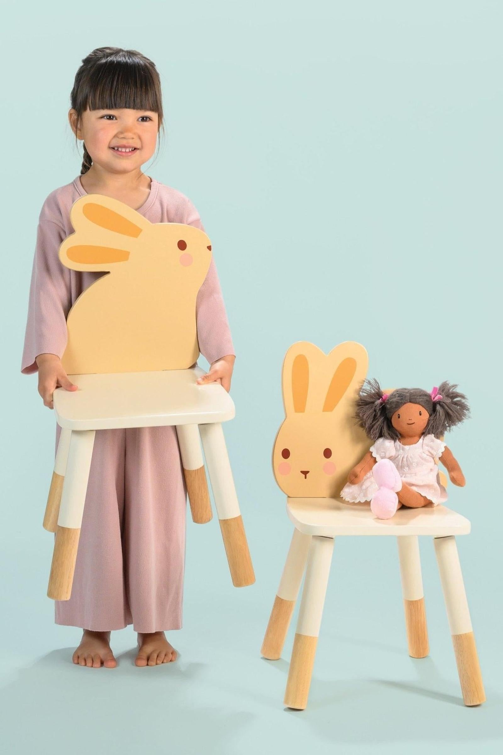 Mentari Bunny Table and Chair Set, Toddler Furniture, Sustainably Built
