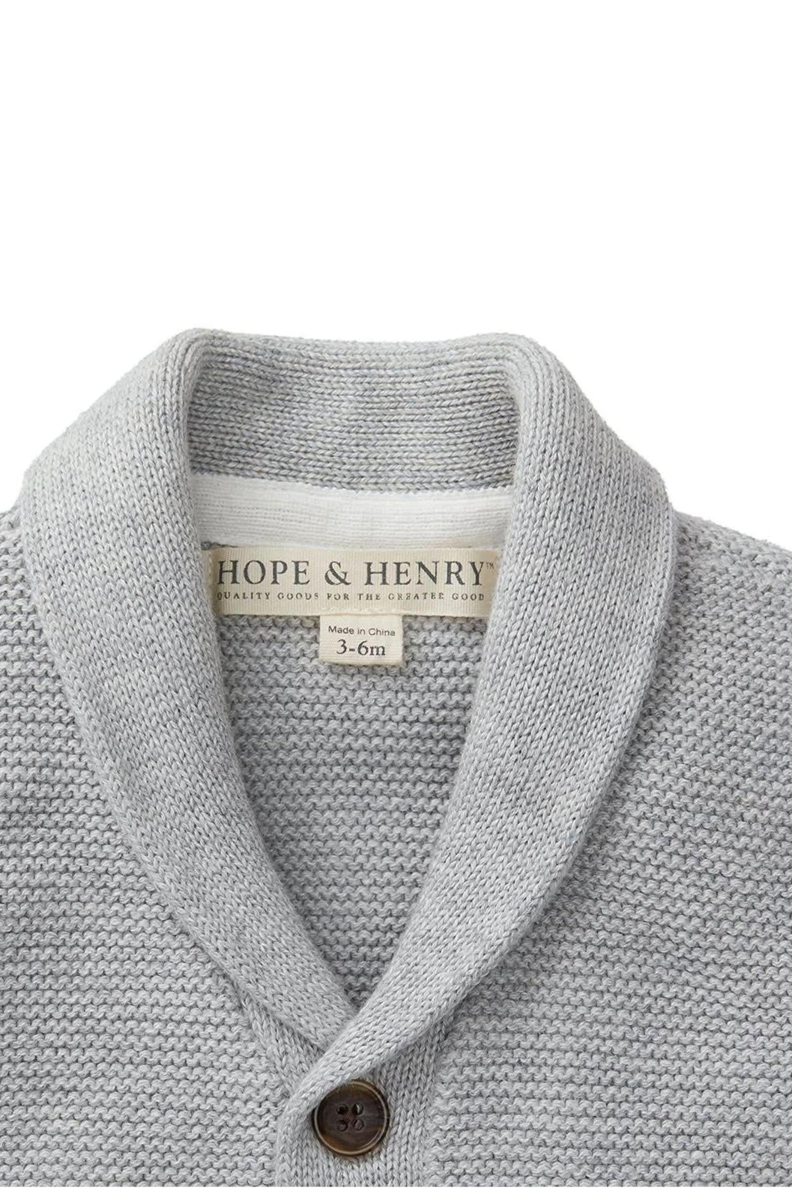 Baby Organic Cardigan and Sweater Legging, Gray Heather, Boxed Gift Set