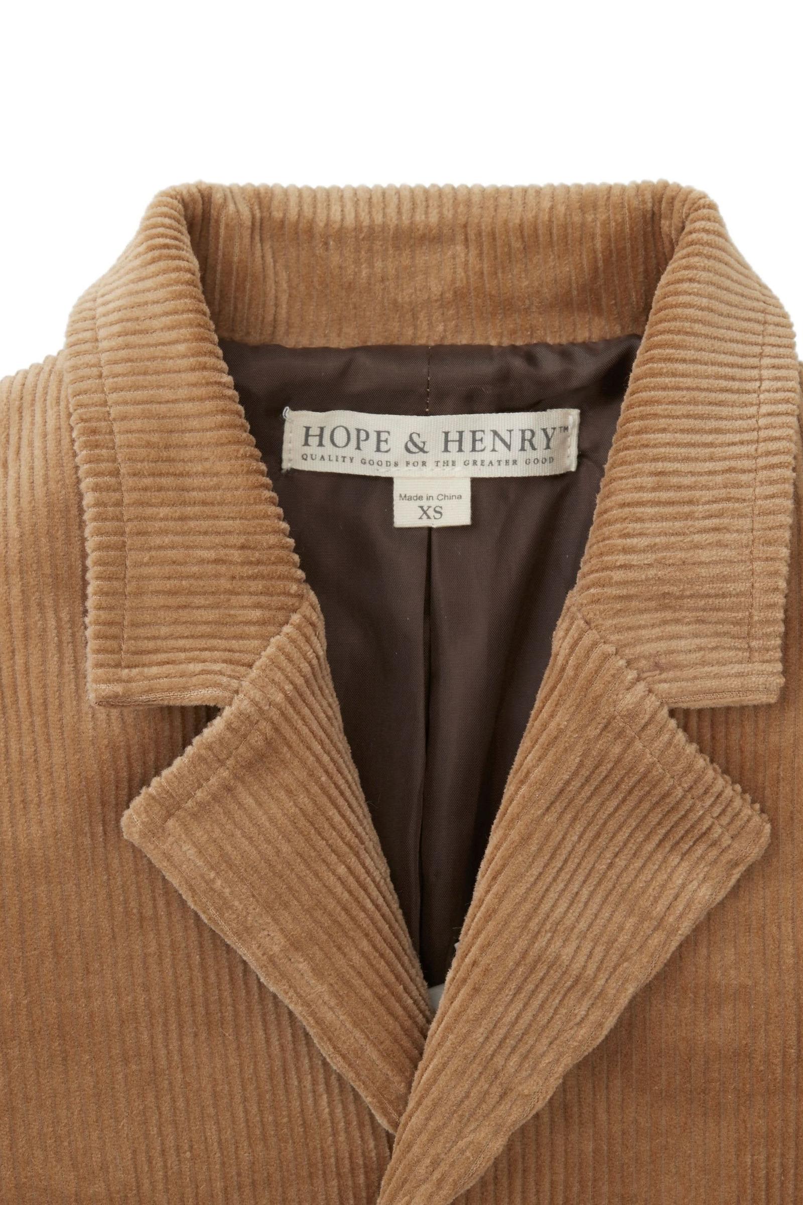 Organic Corduroy Blazer for Boys, Medium Brown, Sizes 2T-12