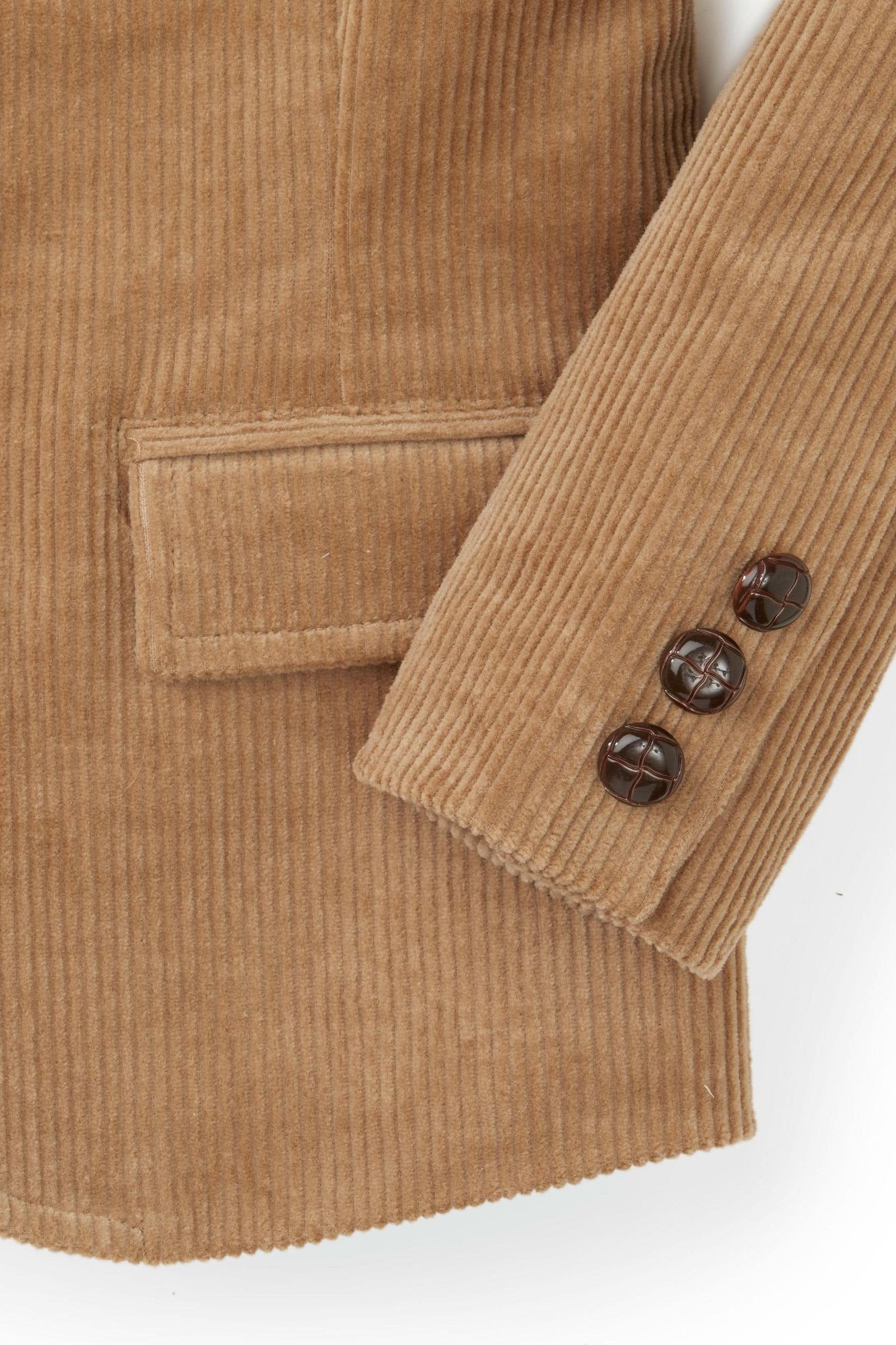 Organic Corduroy Blazer for Boys, Medium Brown, Sizes 2T-12