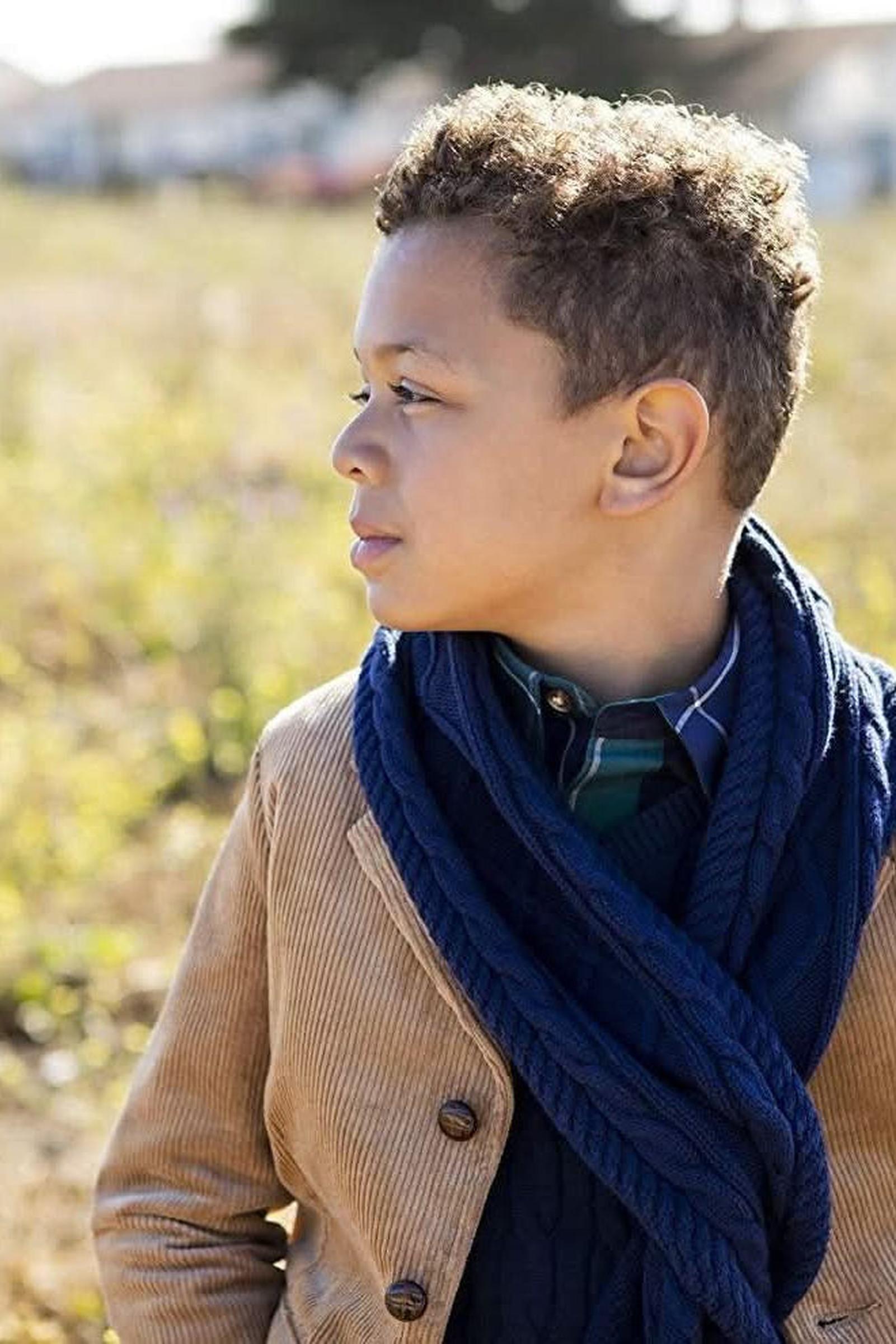 Organic Corduroy Blazer for Boys, Medium Brown, Sizes 2T-12