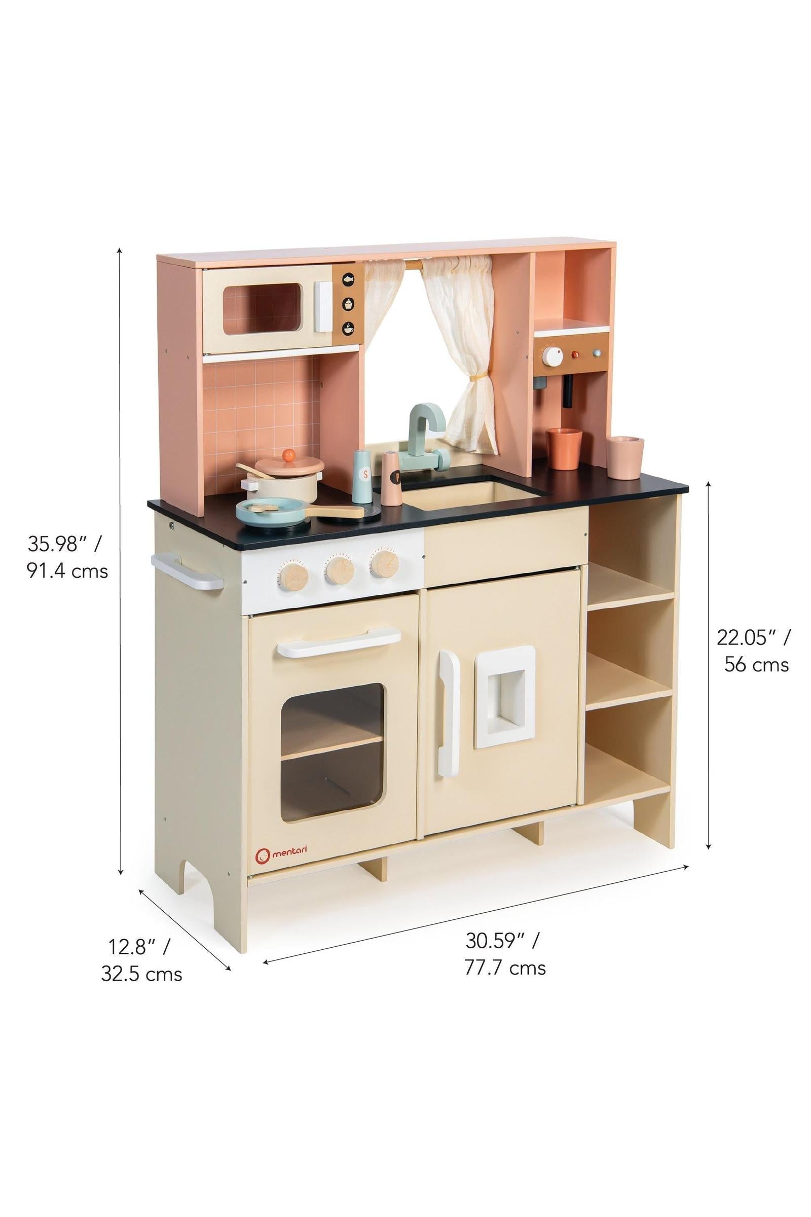 Cream Play Kitchen
