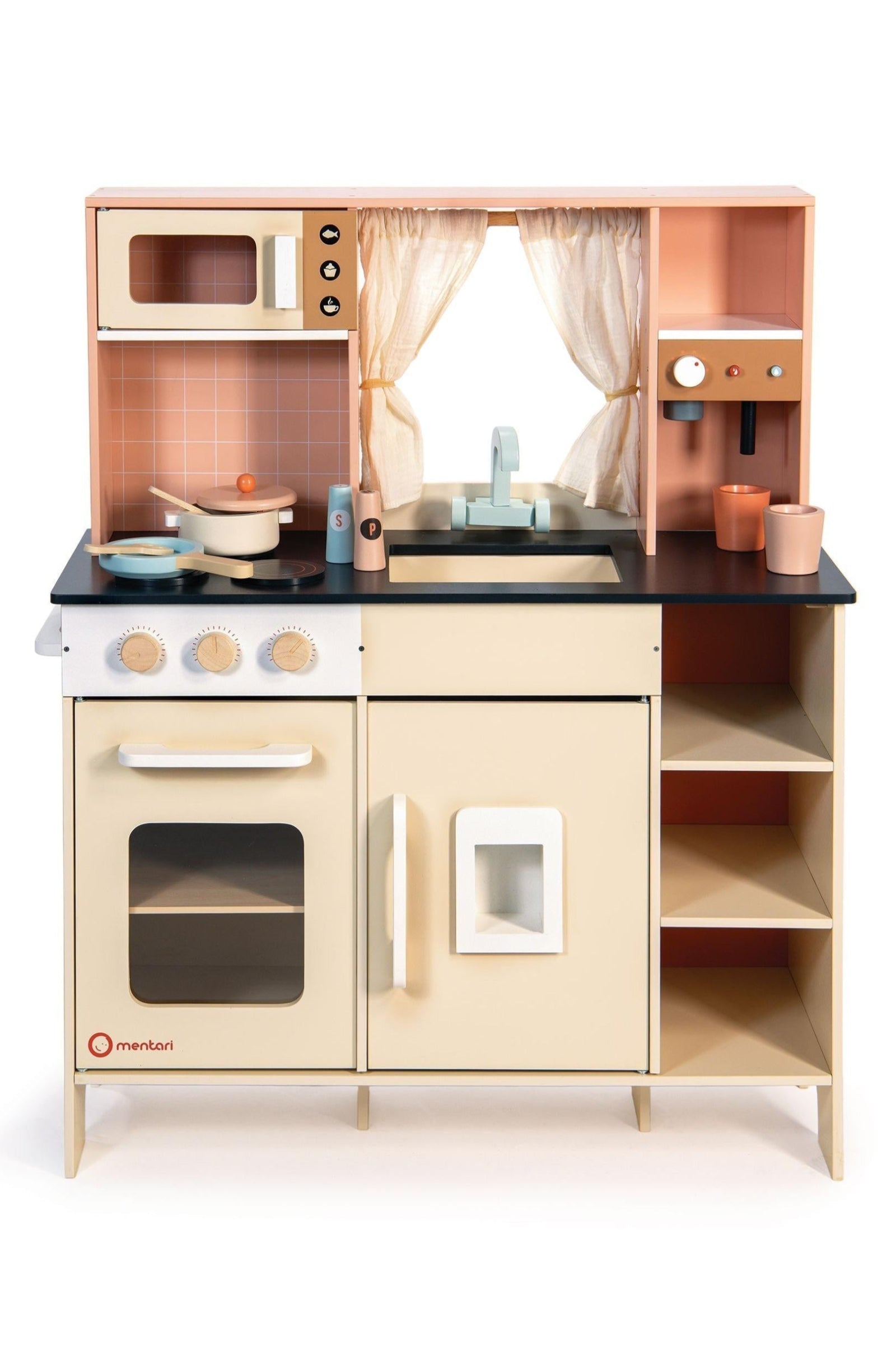 Cream Play Kitchen
