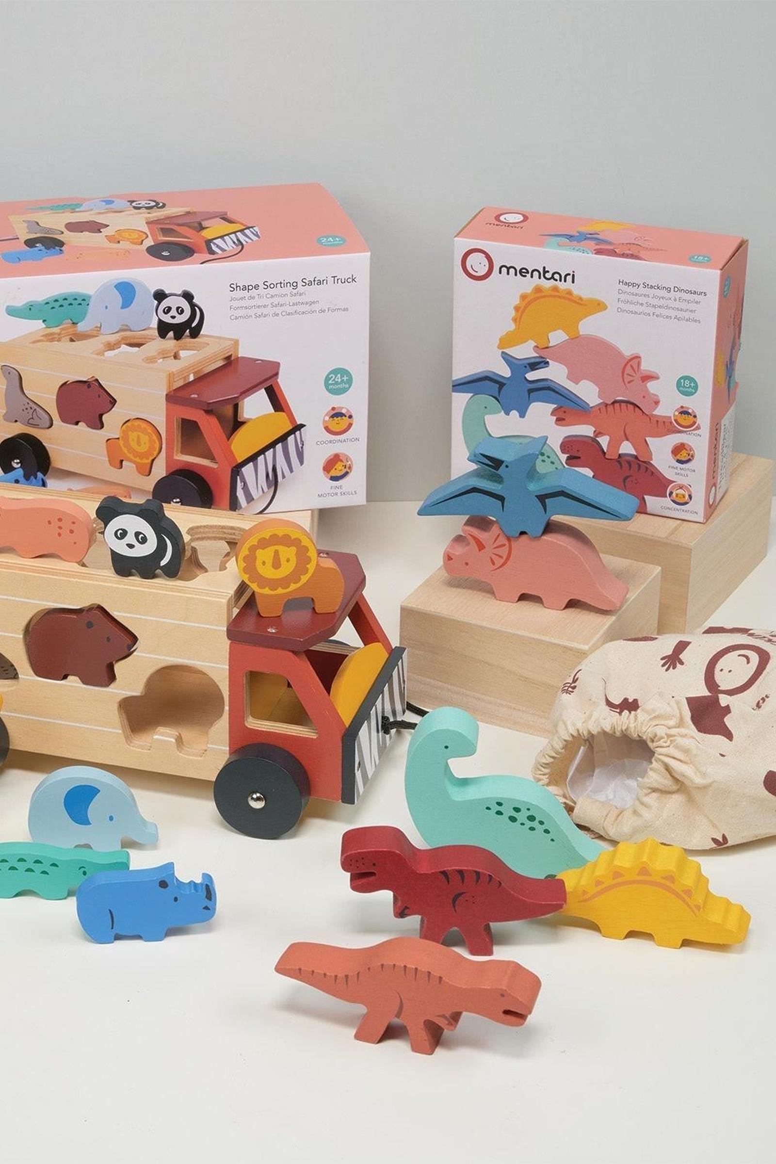 Explorer's Sorting and Stacking Bundle, Safari Truck, Stacking Dinosaurs
