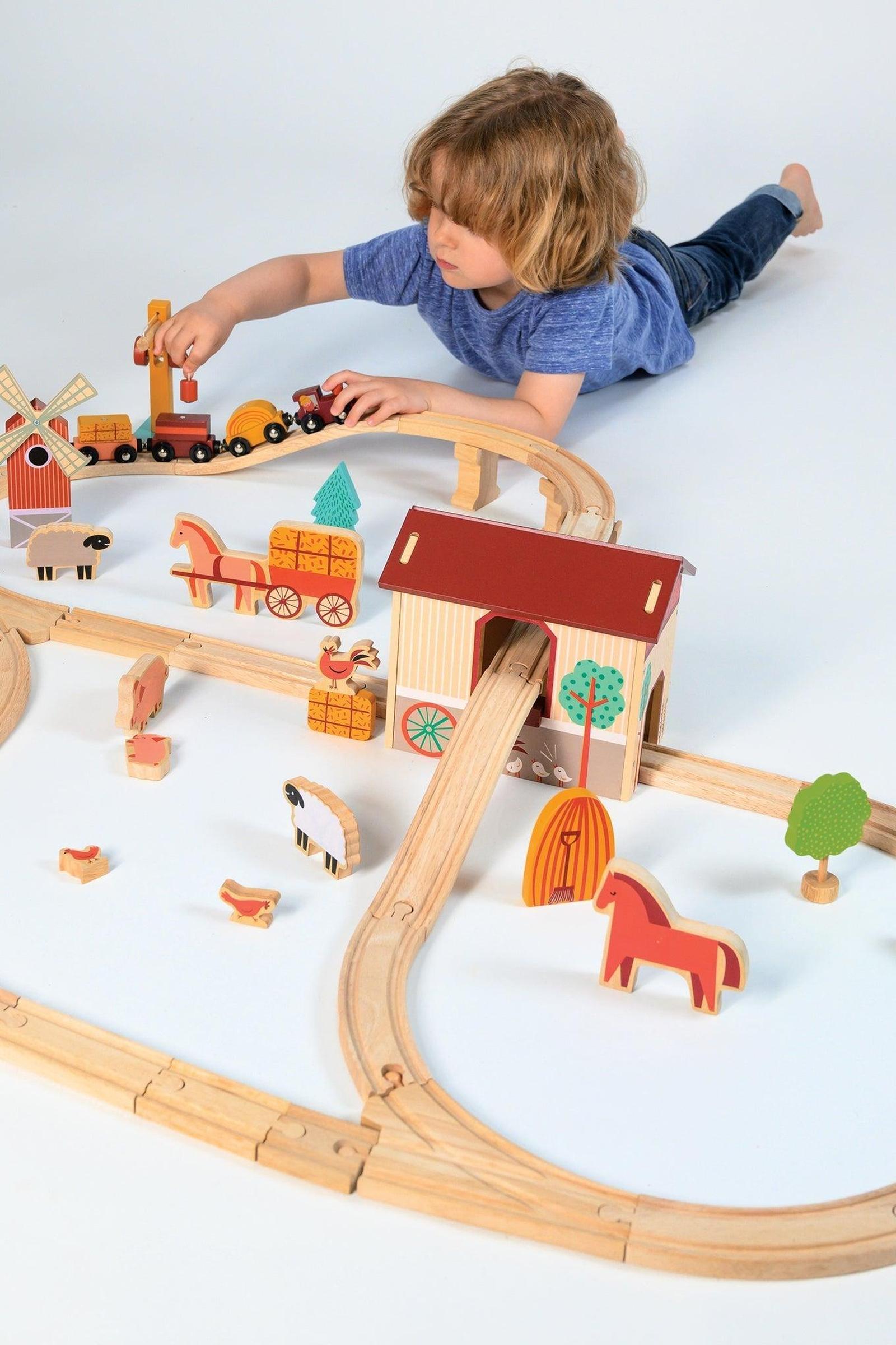 Farmyard Train Set