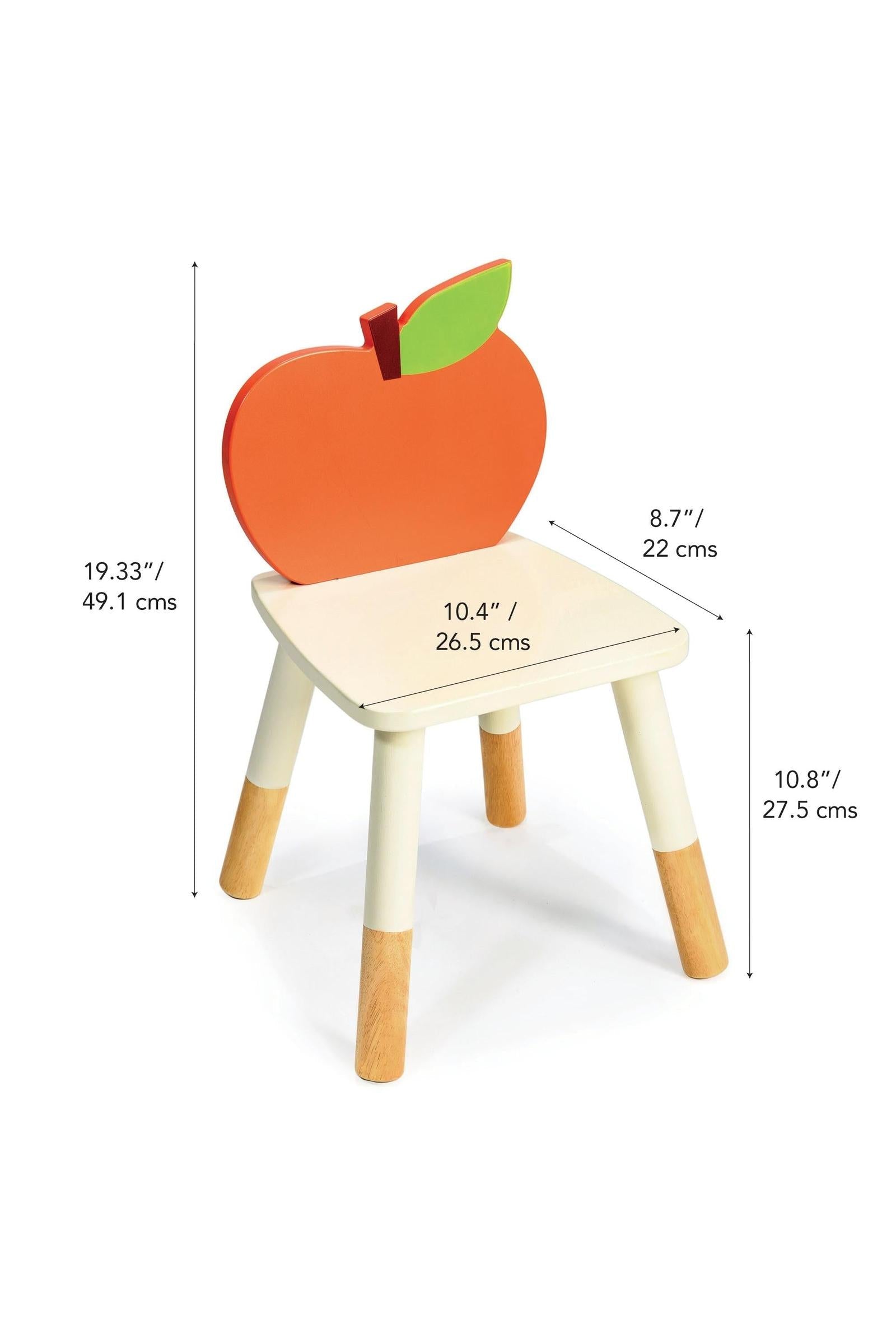 Mentari Garden Fruit Chair, Toddler Furniture, Sustainably Built
