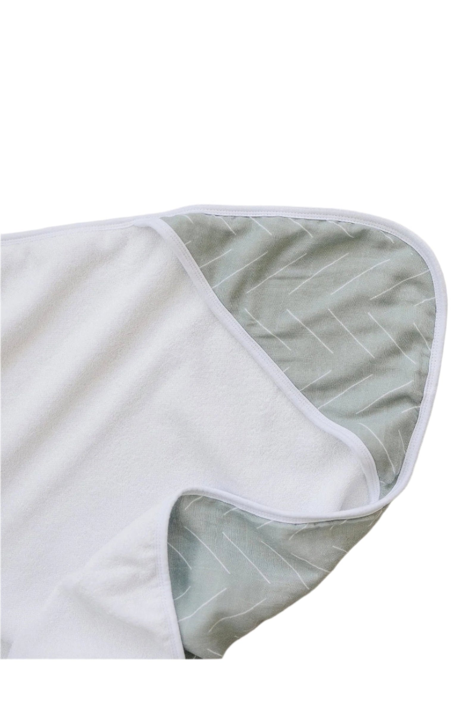 Desert Sage Muslin Hooded Towel, 100% Cotton, Baby Essentials