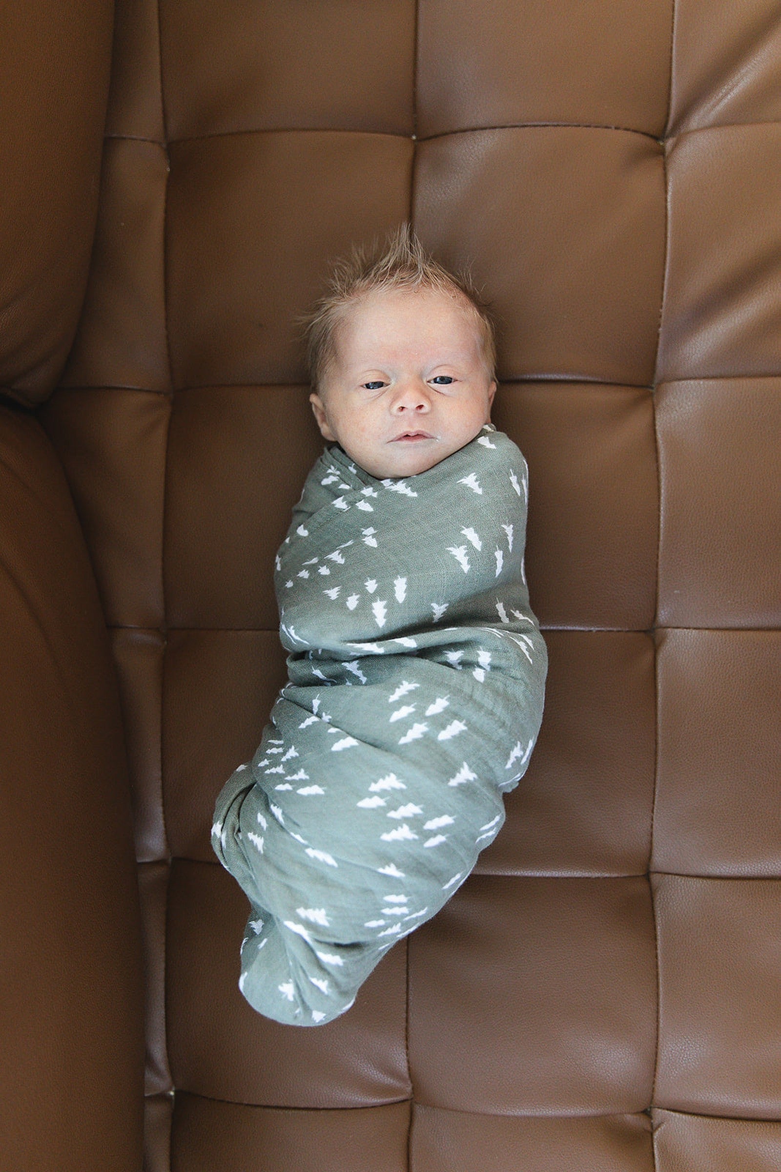 Pines Muslin Swaddle Blanket, 100% Cotton, Baby Essentials