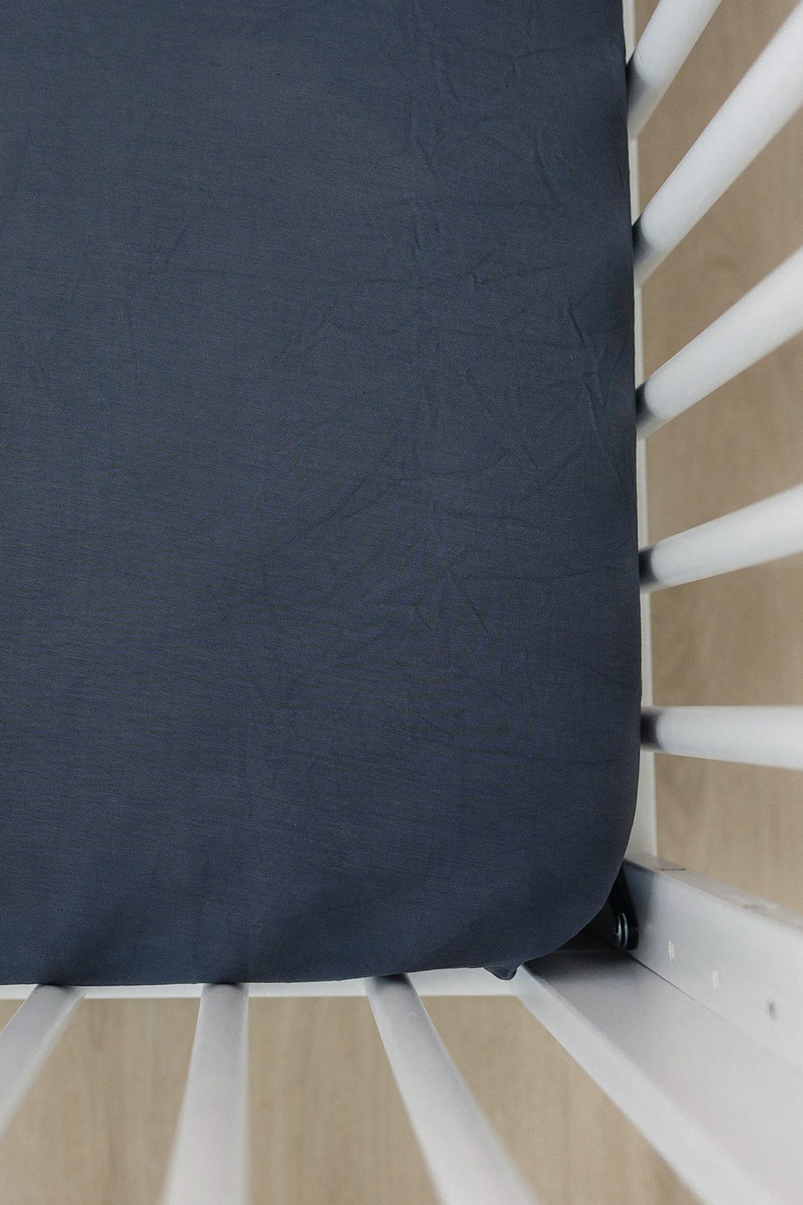 Charcoal Stretch Crib Sheet, Bamboo, Baby Essentials