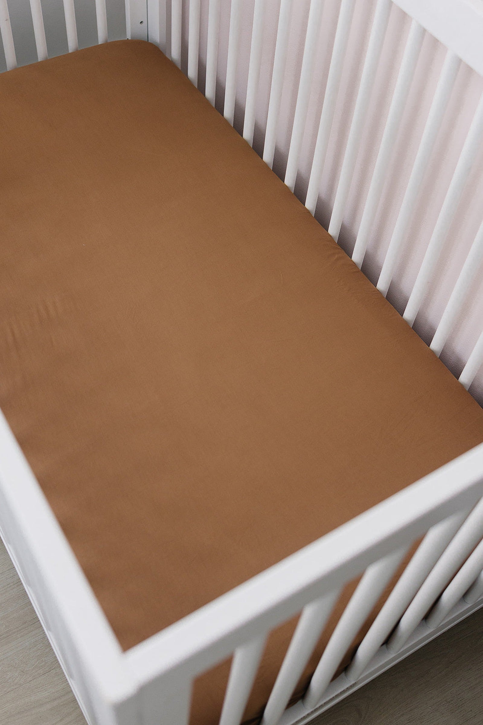 Mustard Stretch Crib Sheet, Bamboo, Baby Essentials