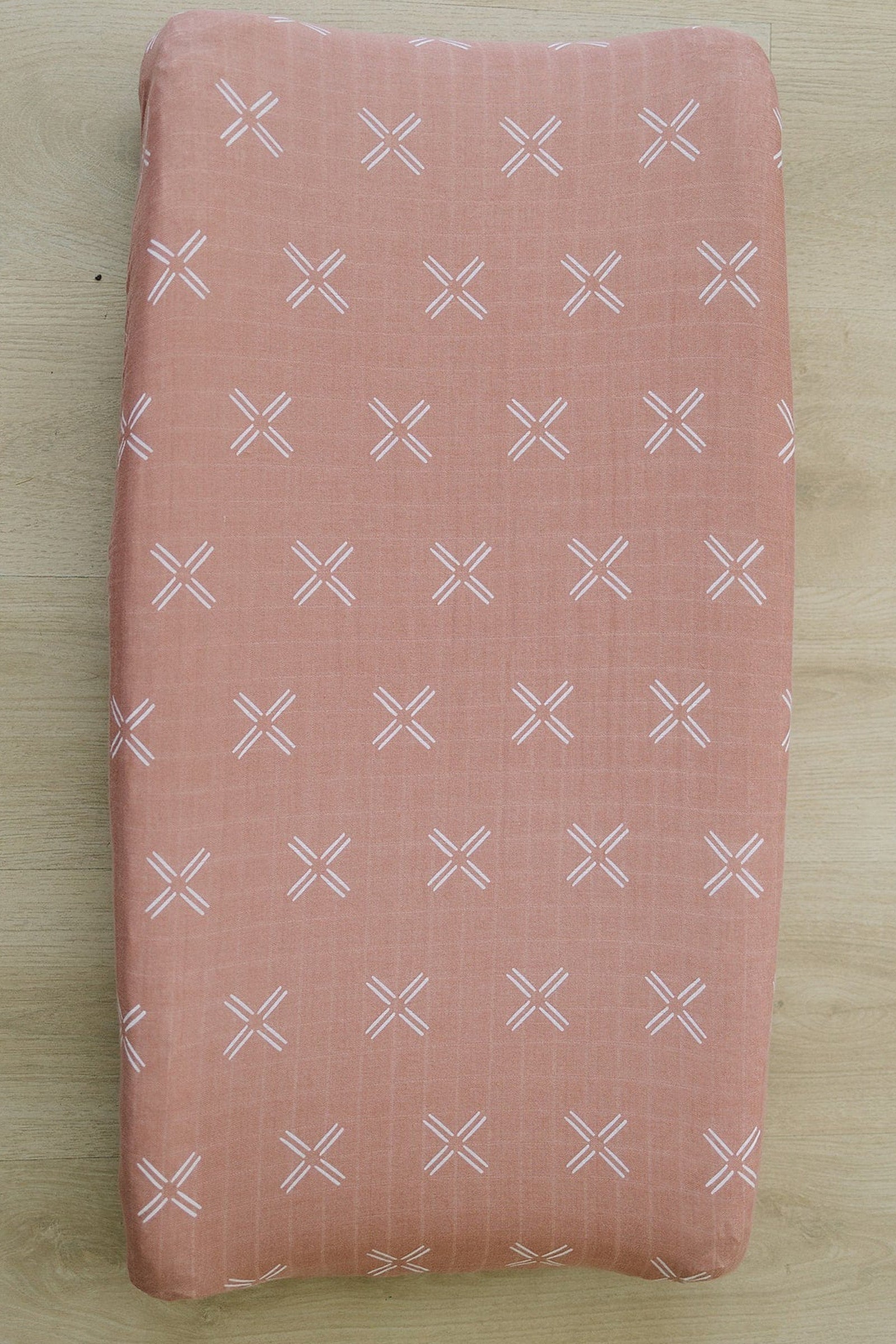 Just Peachy Muslin Changing Pad Cover, 100% Cotton, Baby Essentials