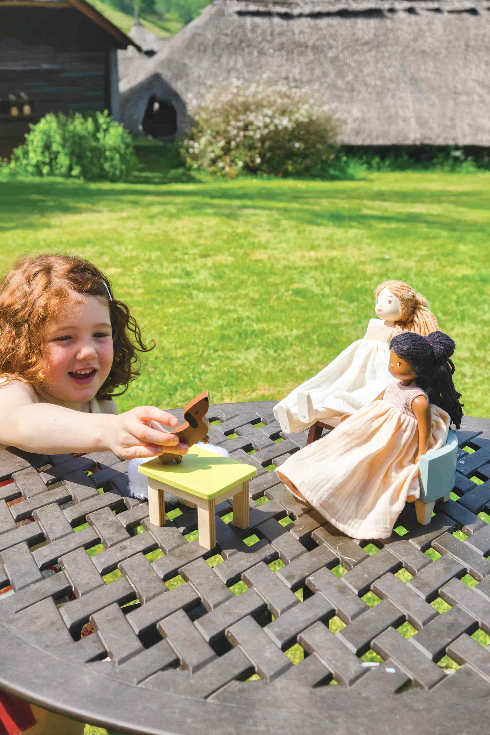 Lola Wooden Doll Compatible with Mulberry Mansion