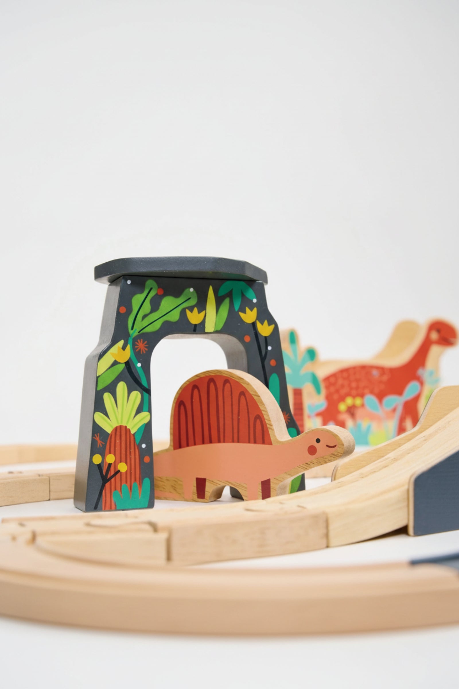 Lost World Dinosaur Railway Set