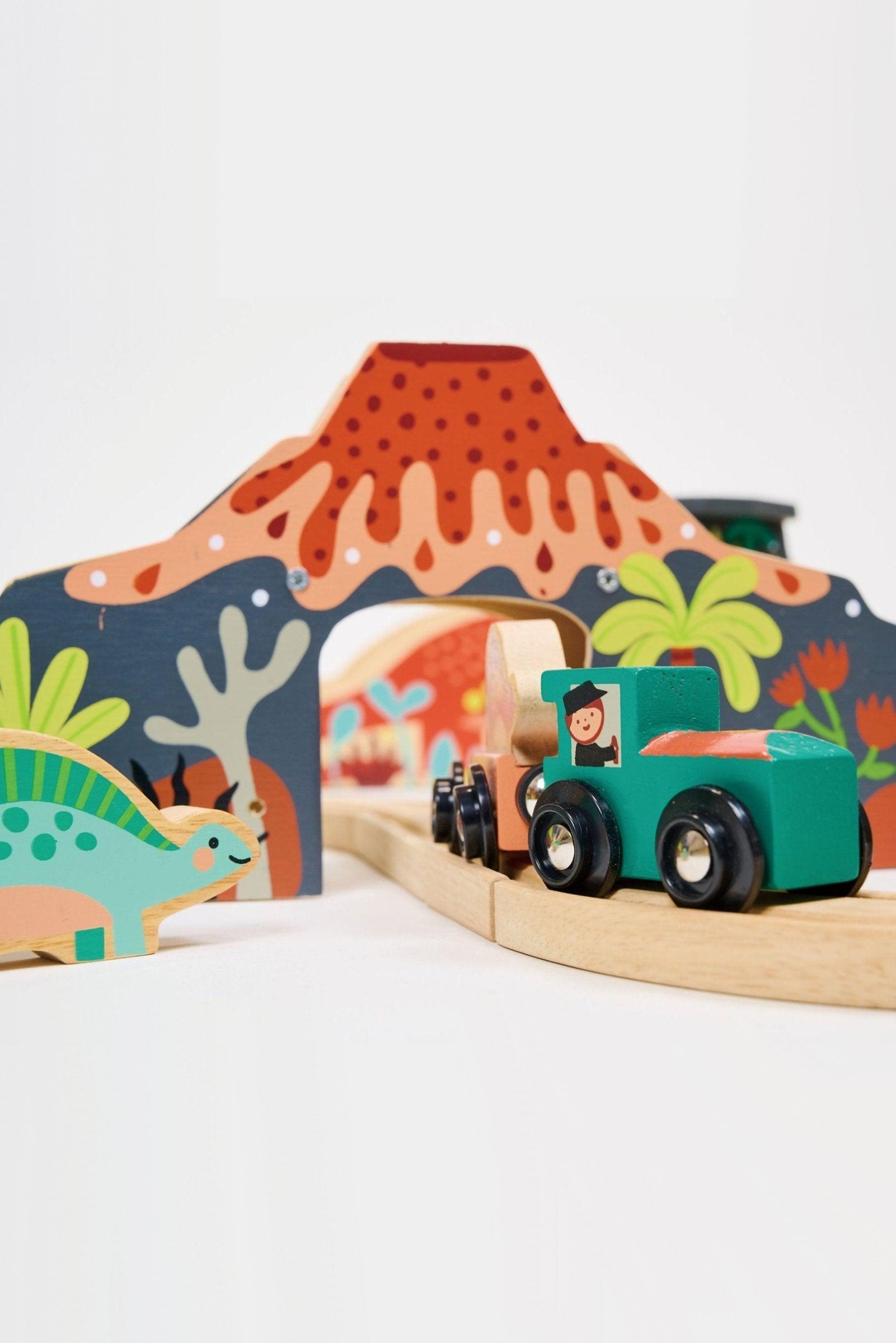 Lost World Dinosaur Railway Set