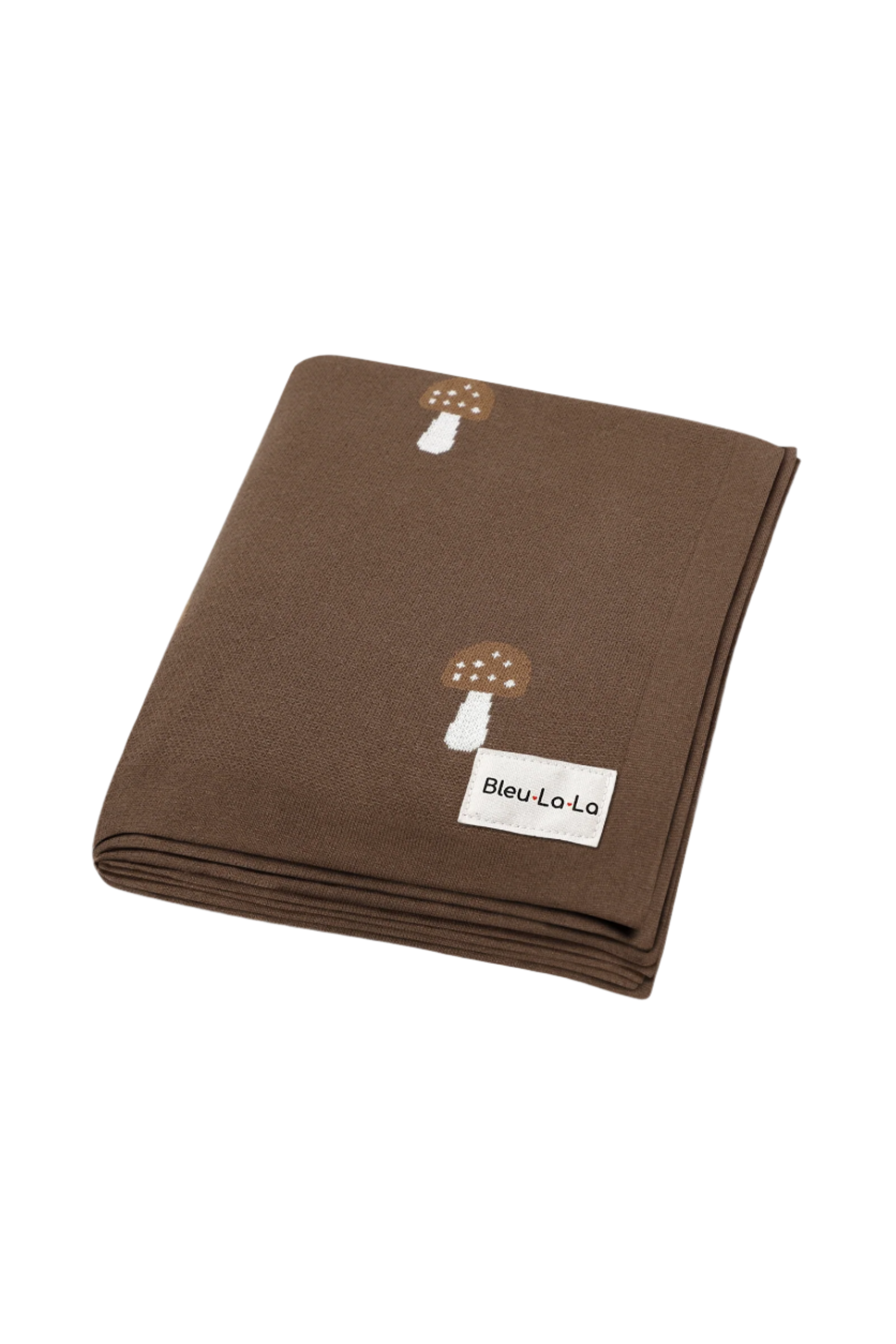 Knit Mushroom Luxury Swaddle Blanket, 100% OEKO Tex Pima Cotton