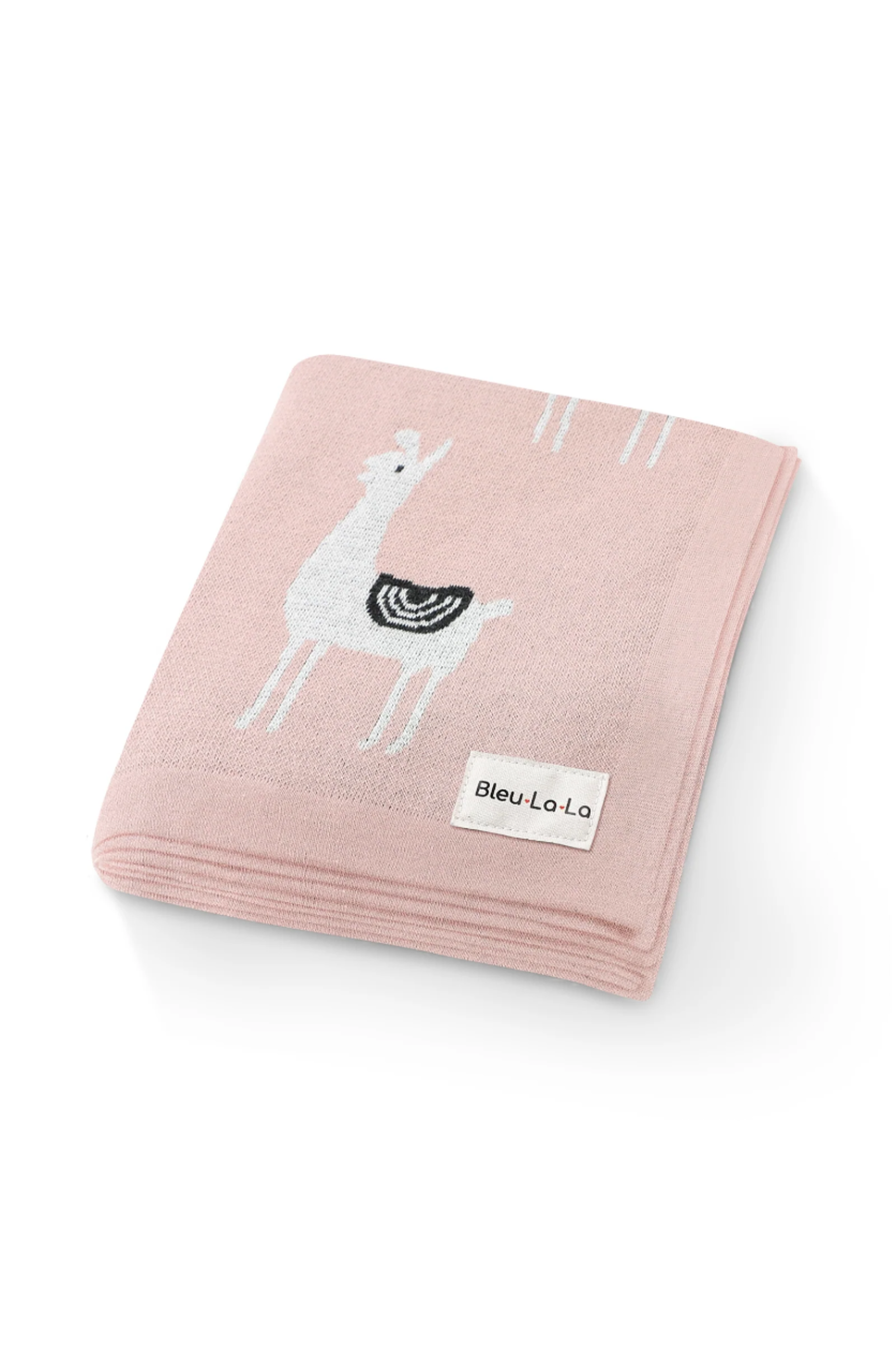 Knit Llama Luxury Swaddle Blanket, 100% OEKO Tex Pima Cotton