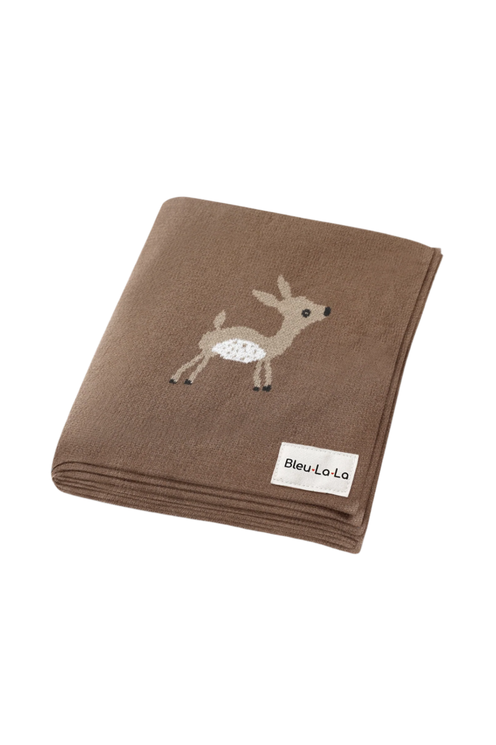 Cotton Deer Knit Luxury Swaddle Blanket, 100% OEKO Tex Pima Cotton