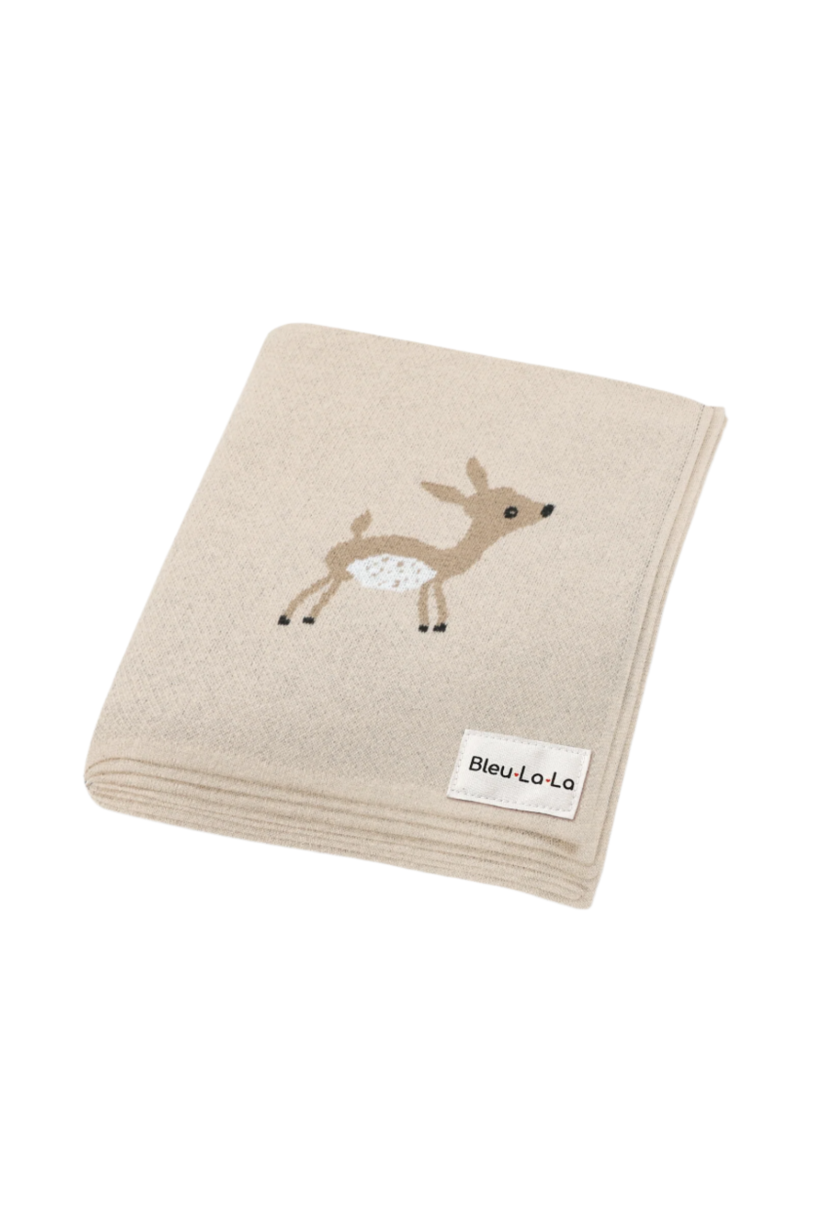Cotton Deer Knit Luxury Swaddle Blanket, 100% OEKO Tex Pima Cotton