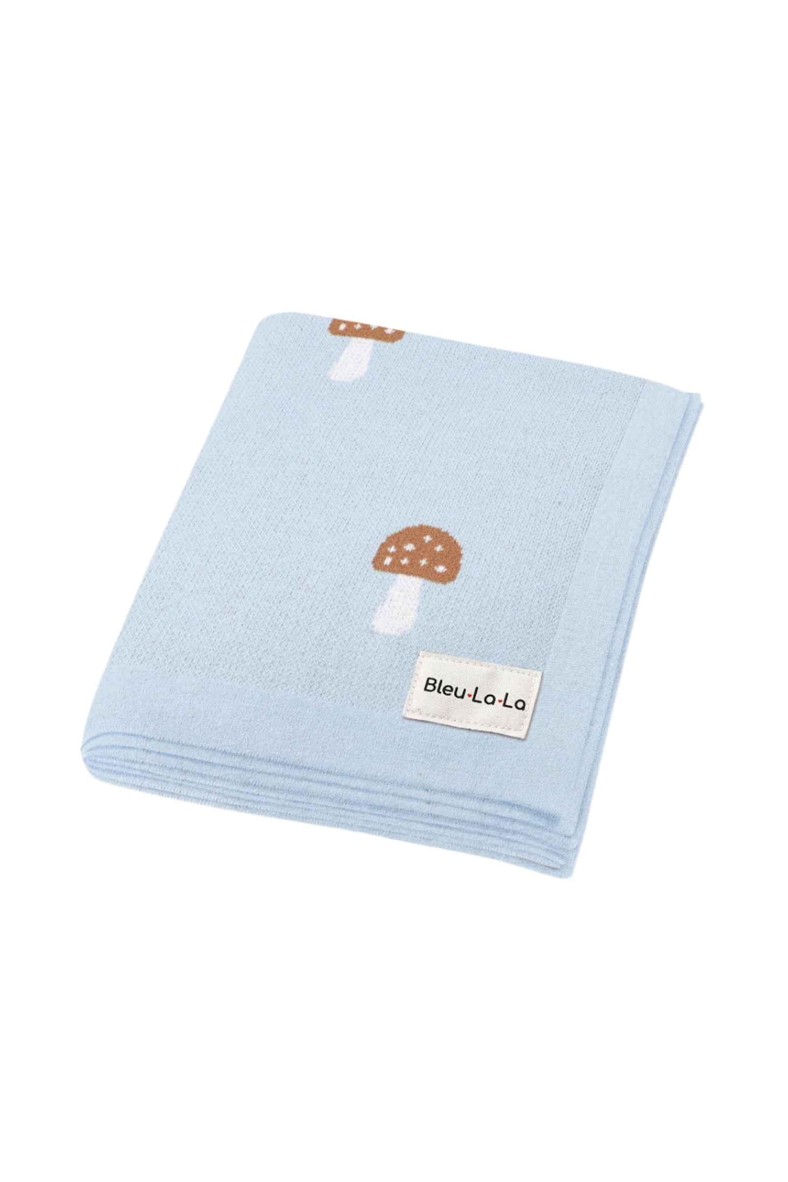 Knit Mushroom Luxury Swaddle Blanket, 100% OEKO Tex Pima Cotton
