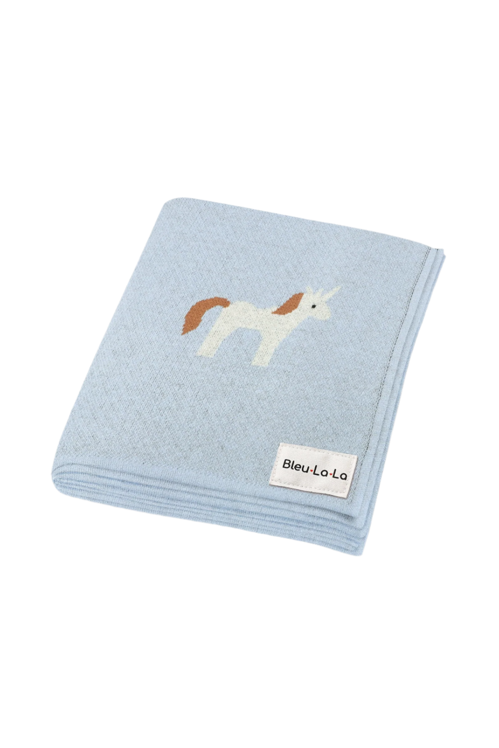 Knit Unicorn Luxury Swaddle Blanket, 100% OEKO Tex Pima Cotton