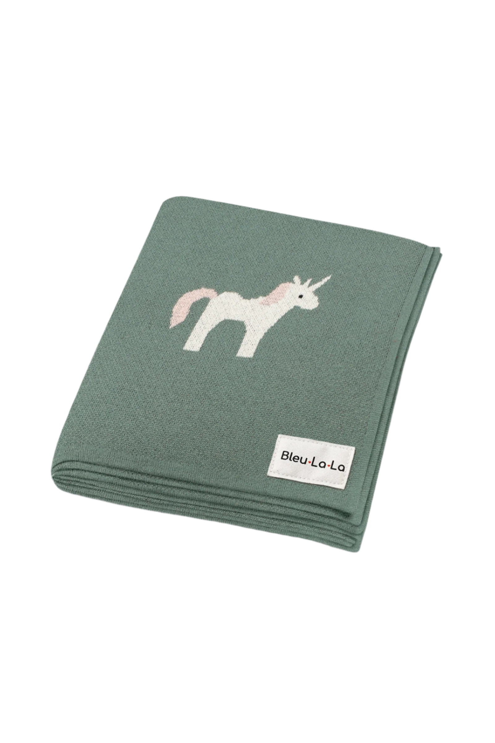 Knit Unicorn Luxury Swaddle Blanket, 100% OEKO Tex Pima Cotton