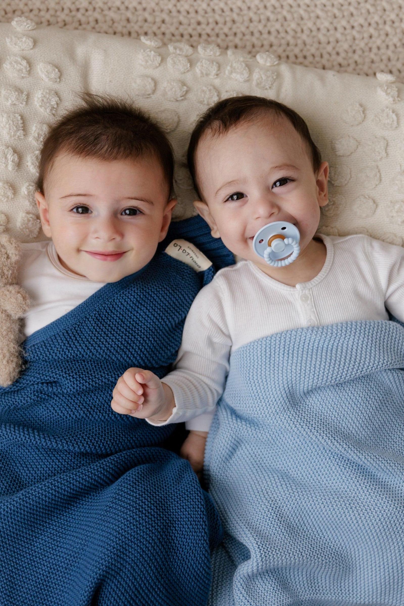 Heritage Knit - 100% Organic Cotton Luxury Knit Baby Swaddle Blanket