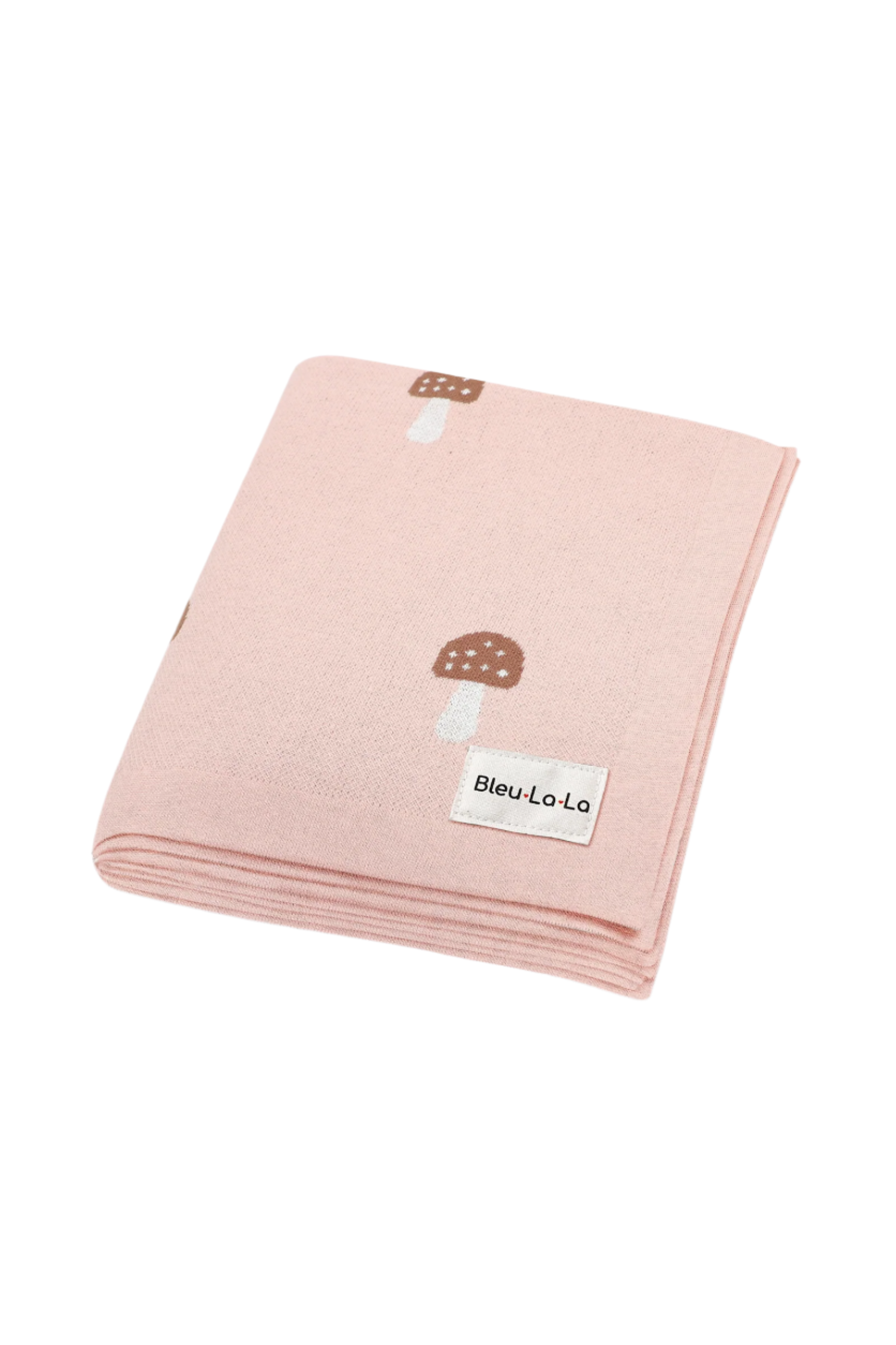 Knit Mushroom Luxury Swaddle Blanket, 100% OEKO Tex Pima Cotton