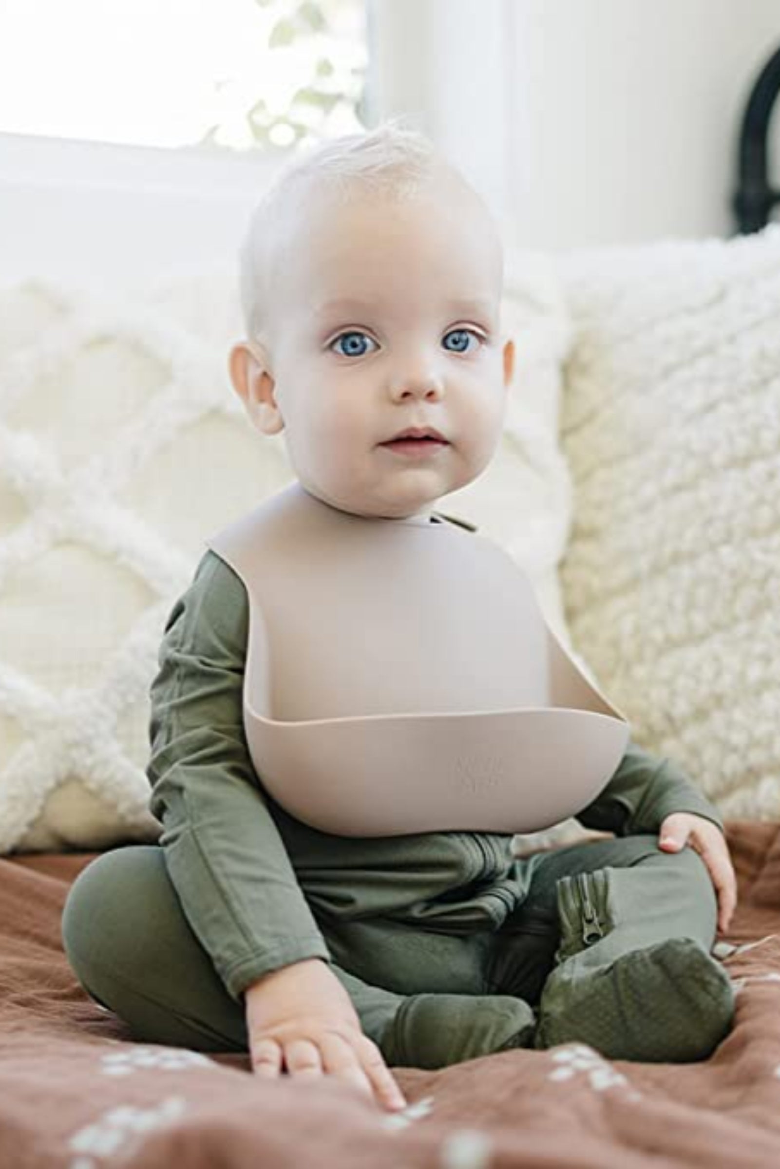 Silicone Bib, Adjustable Fit, BPA Free, Baby Essentials